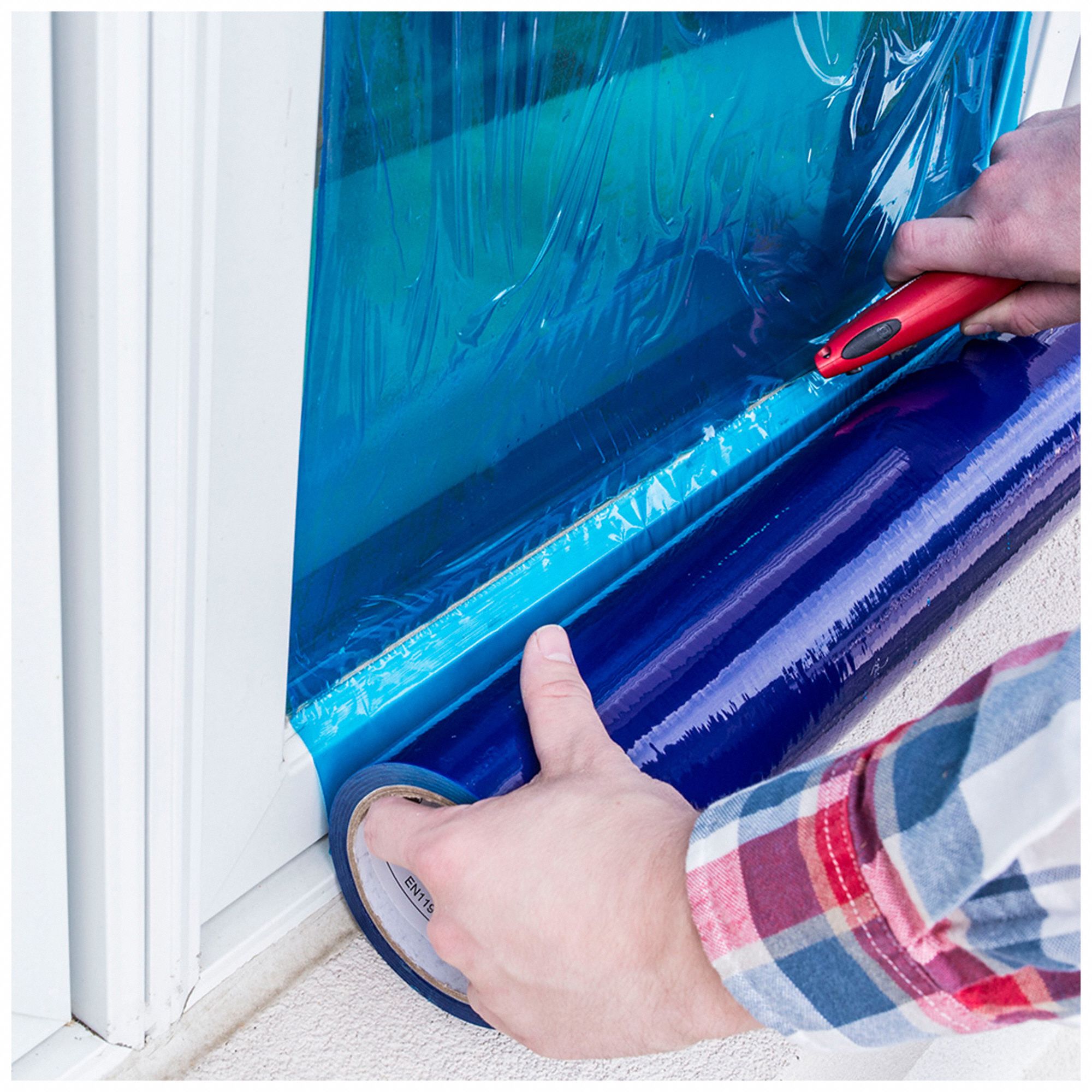 SURFACE SHIELDS Window Protection Film 1.5 mil Thick, 24 in Wd, 600 ft