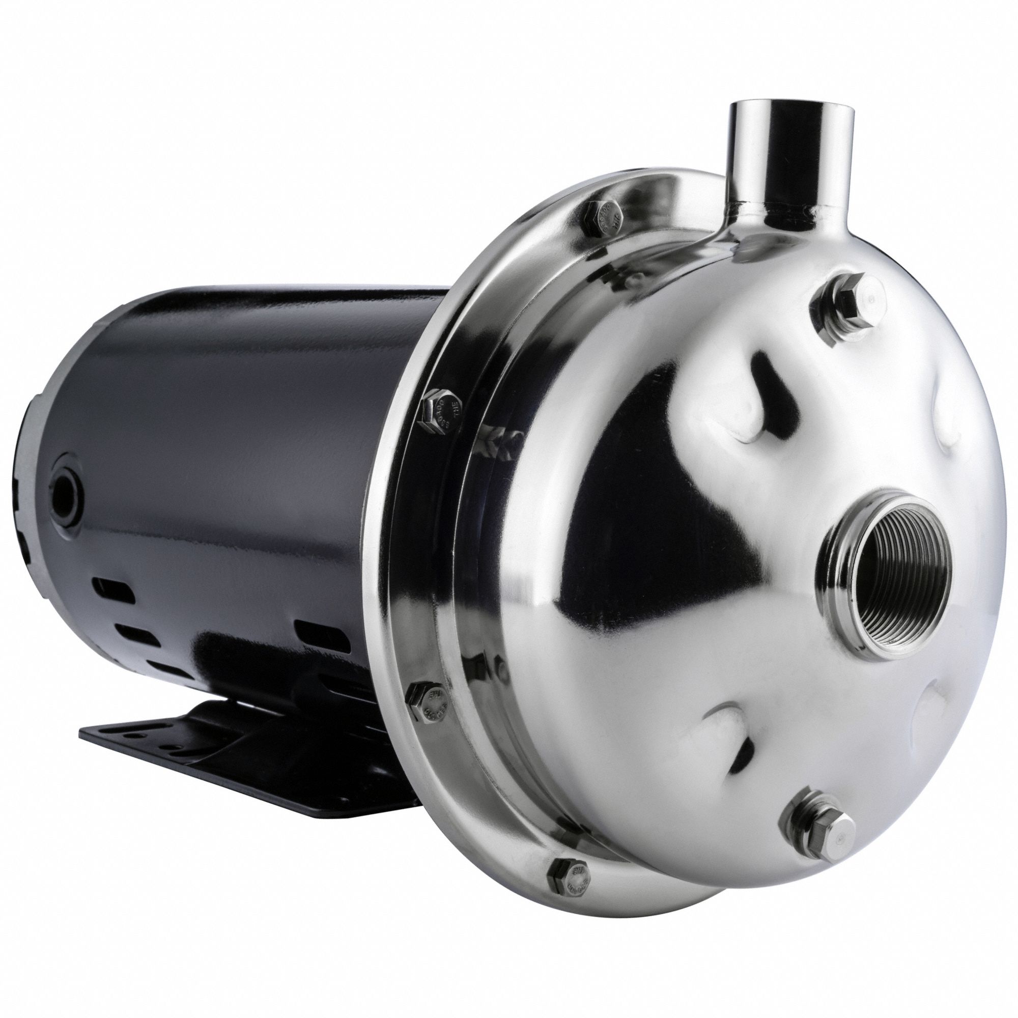 Centrifugal Pump: 3 hp, 208-230/460V AC, 177 ft Max Head, 1 1/4 in , 1 in Intake and Disch