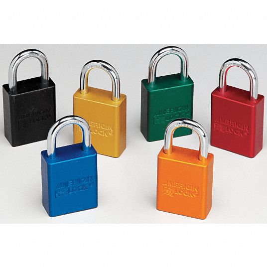 Keyed Different, Aluminum, Keyed Padlock - 7Y517|7Y517 - Grainger