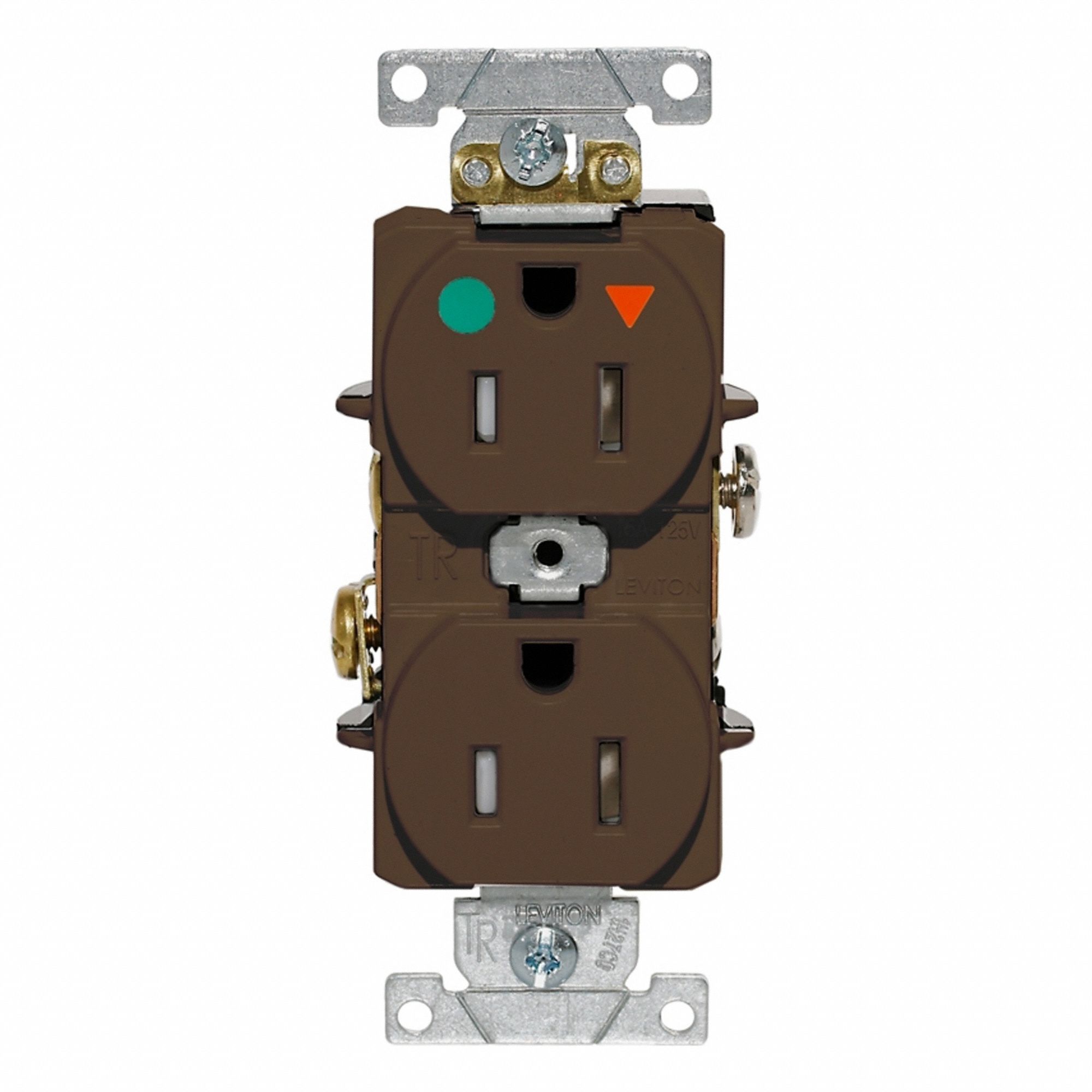 IG Dup Rec 15A 125V TR/HG Blue