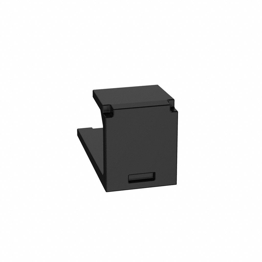 Blank Module 0.72 H Black PK10
