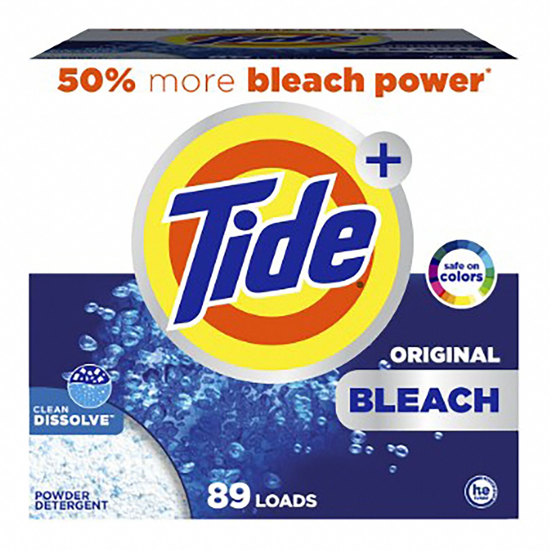 Laundry Detergent: Laundry Detergent/Laundry Detergent with Bleach, Box, 129 oz, Powder, 2 PK