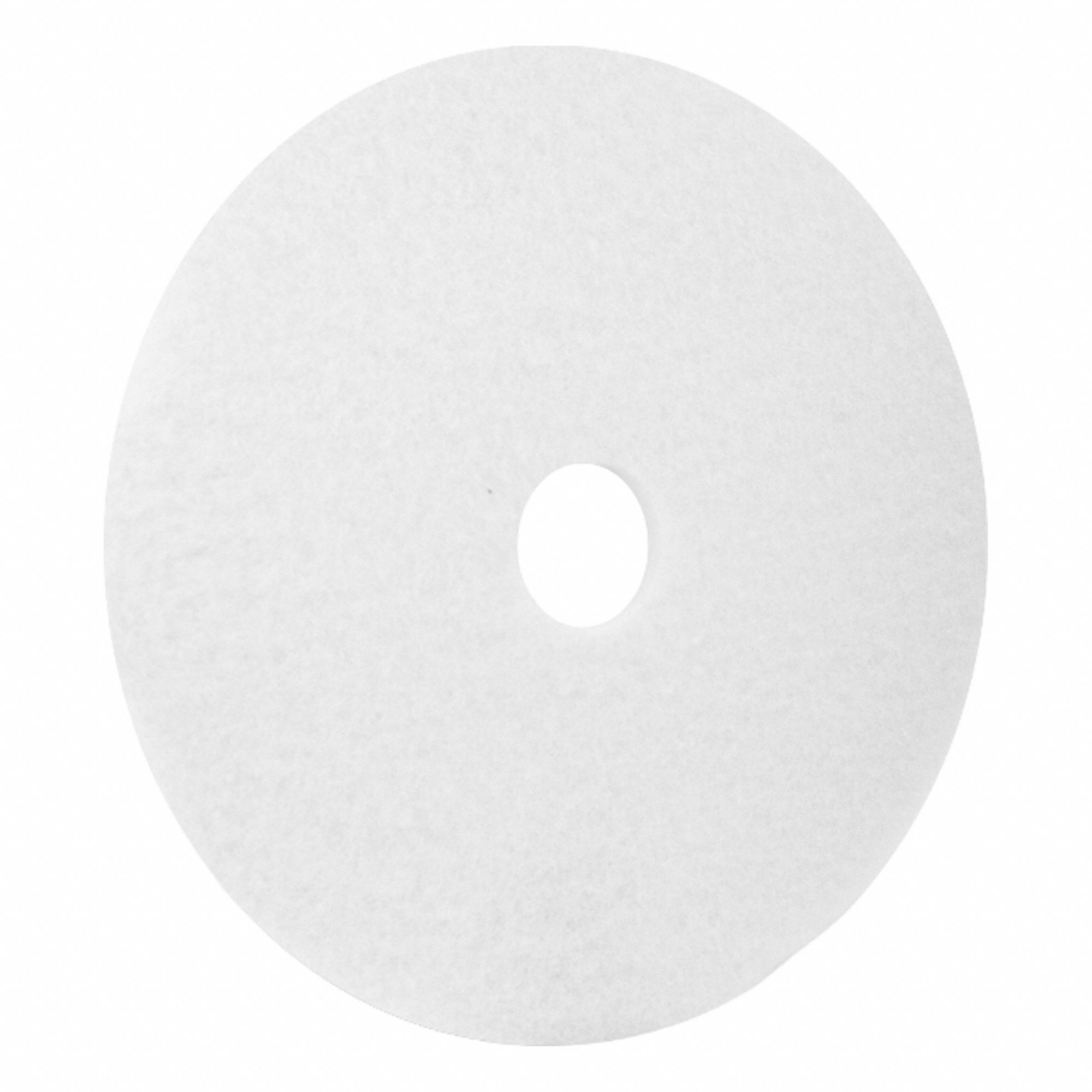 Floor Pad White 8 1/4 in L