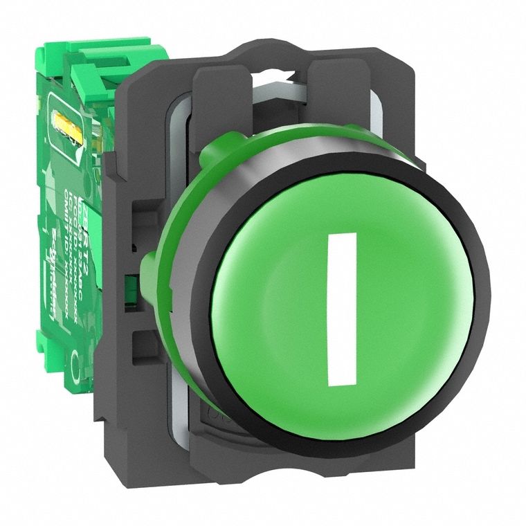 WirelessPushButtonTransmitter Green 22mm