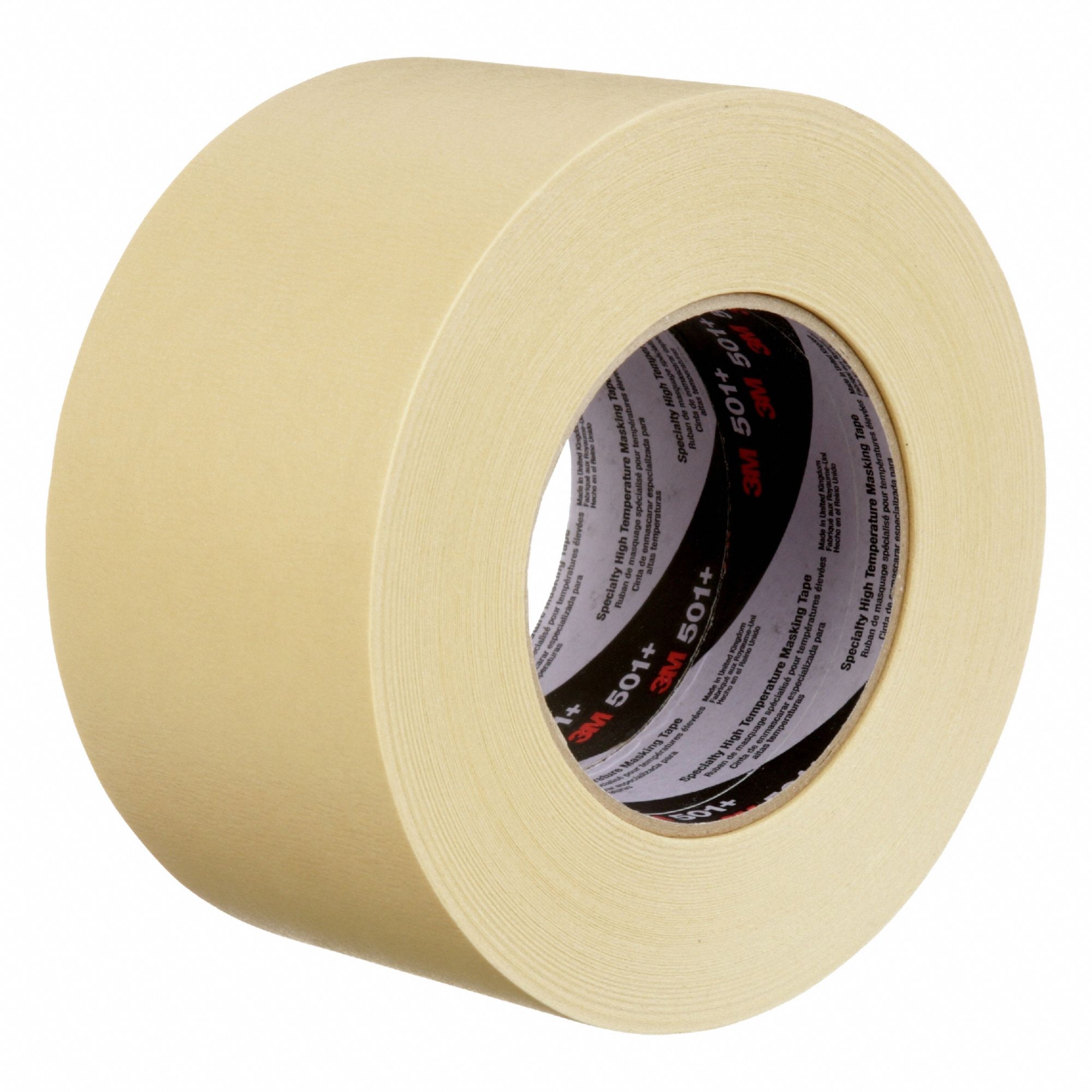 Painter's Tape: 2 13/16 in Wd, 60 yd Lg, 7.3 mil Thick, Tan, Crepe Paper, Rubber, Indoor, 12 PK