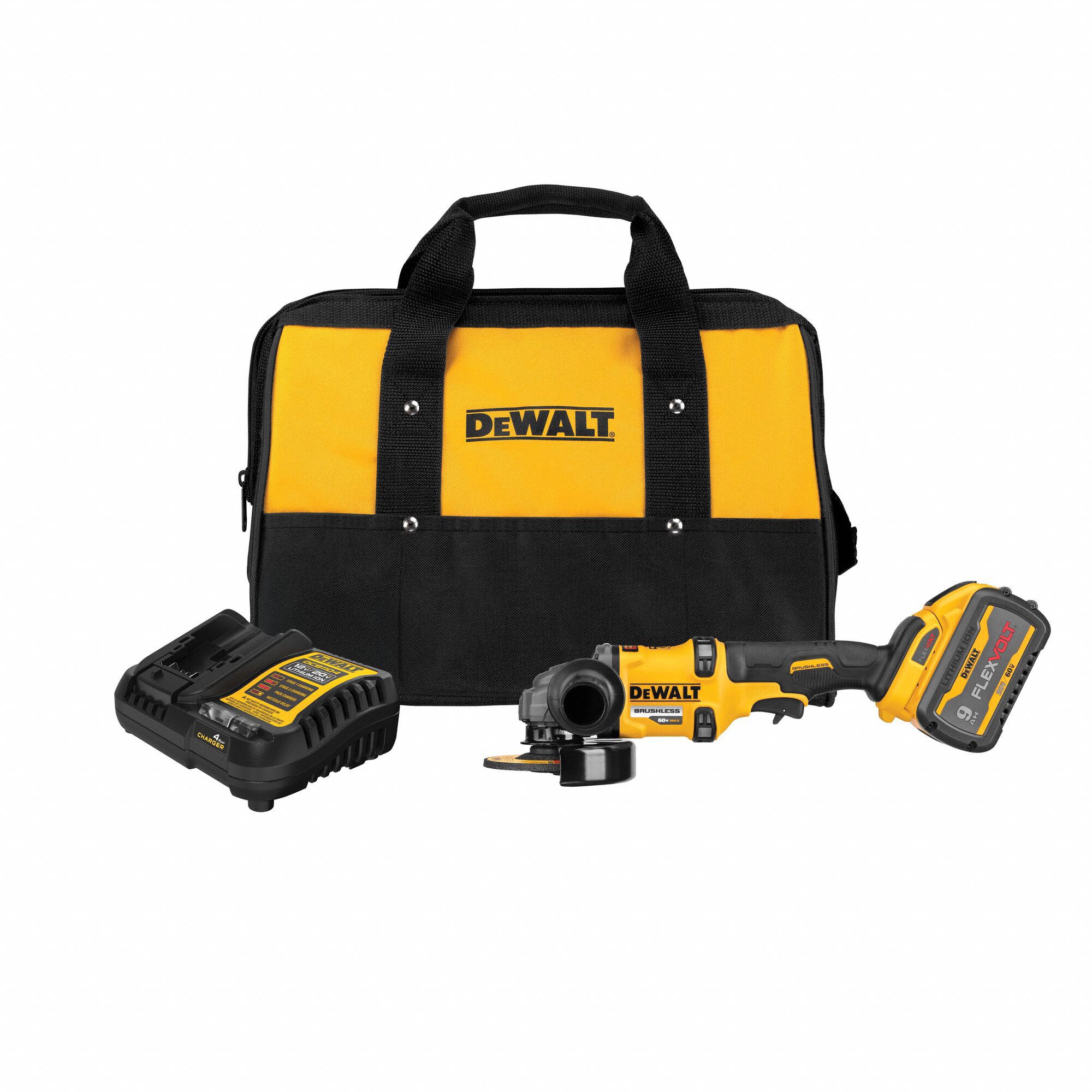 Angle Grinder Kit 9 000 RPM 60V DC