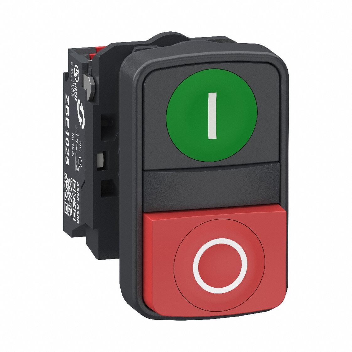 Multihead Operator: Non-Illuminated, 2 Button, Flush Profile, 22 mm Mounting Size