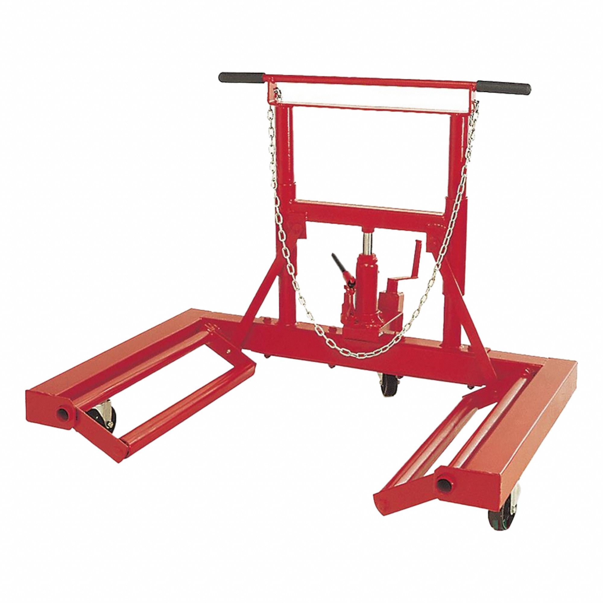 Wheel Dolly: Wheel Dolly, Lift, 1, 500 lb Max Wt Capcity, 31 in Overall Lg