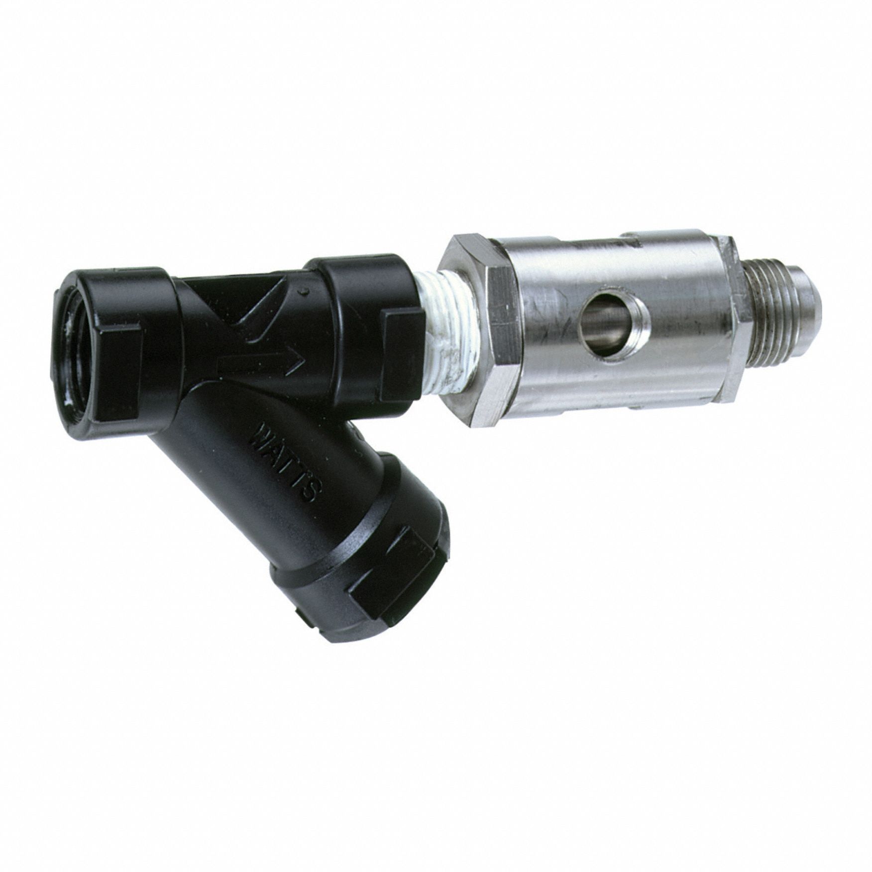Backflow Preventer: SD-3, 3/8 in Pipe Size, MNPT x MNPT, 2.5 gpm Flow Rate, 3 in Overall Lg