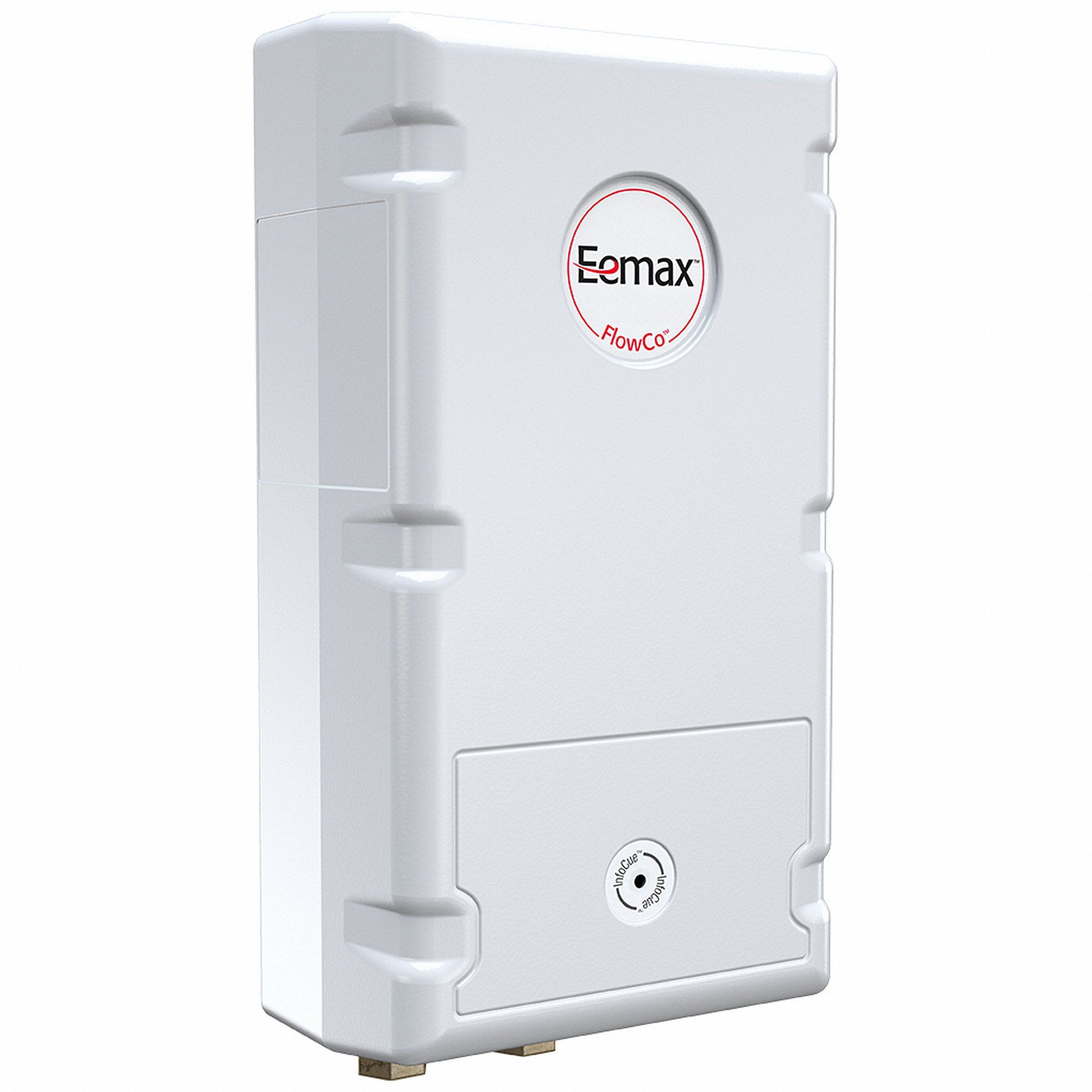Electric Tankless Water Heater: FlowCo, 120V AC, 3, 500 W, 29 A Current, 2 gpm Max. Flow Rate