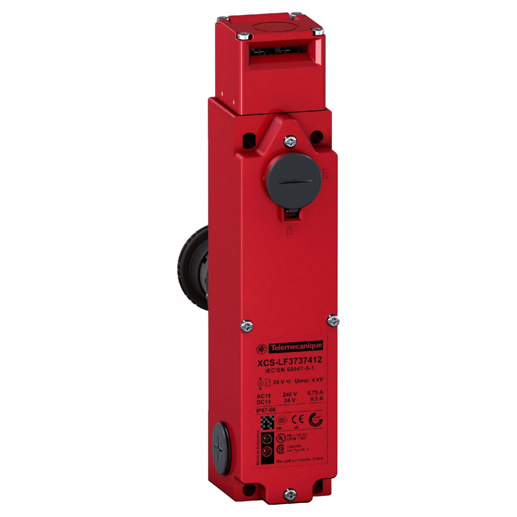 Safety Interlock Switch: XCSLF Series, 1NO/2NC, Pivoting/Straight