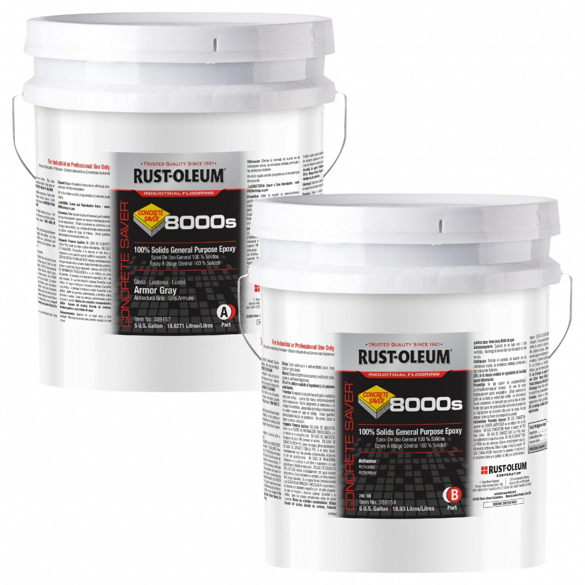 RUSTOLEUM, Concrete Saver 8000S8000S, Epoxy Floor Coatings, Epoxy