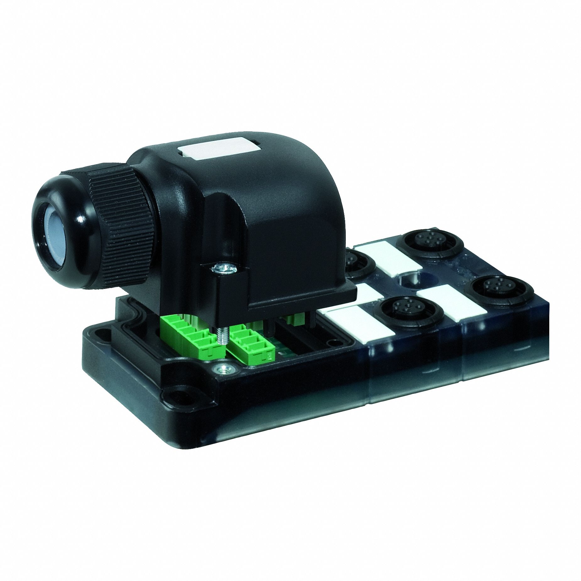 Distribution Box: EXACT12, 4 Ports, 4 Pole M12 Female, 4 A Current Rating per Port