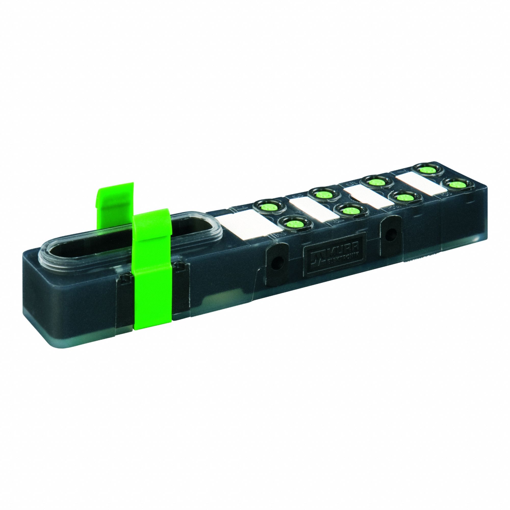 MURRELEKTRONIK M8 distribution block: EXACT8, 8 Ports, 3 Pole M8 Female, 5 m Cable Lg, Gray PUR/PVC