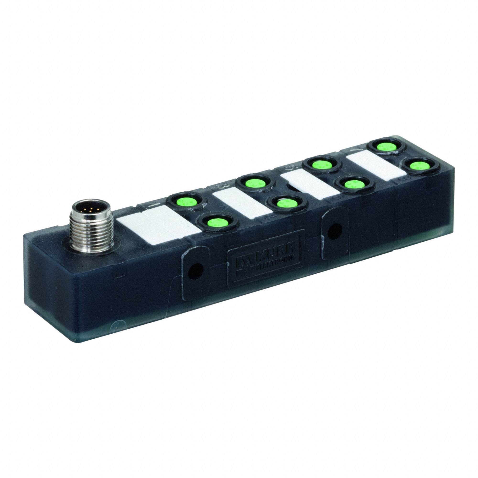 MURRELEKTRONIK M8 distribution block: EXACT8, 8 Ports, 3 Pole M8 Female