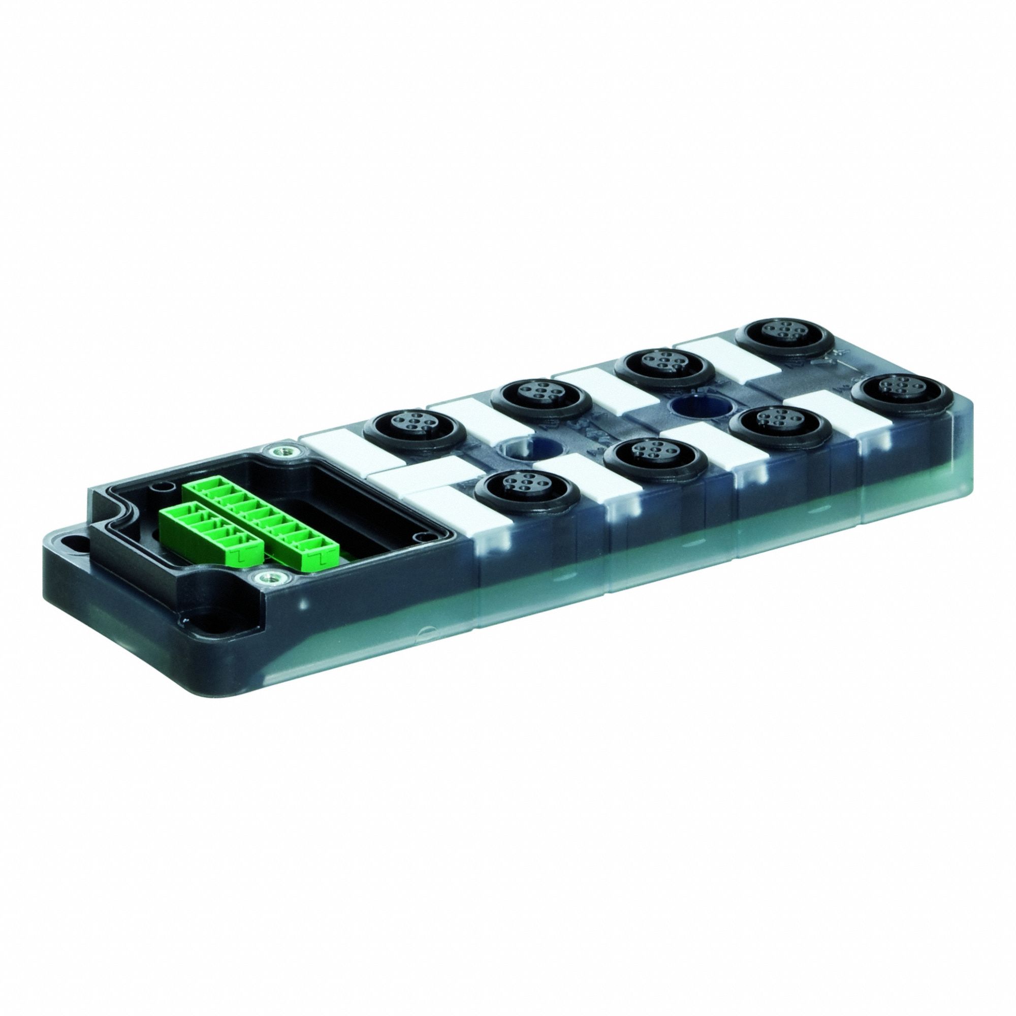 MURRELEKTRONIK M12 distribution block: EXACT12, 8 Ports, 4 Pole M12 Female