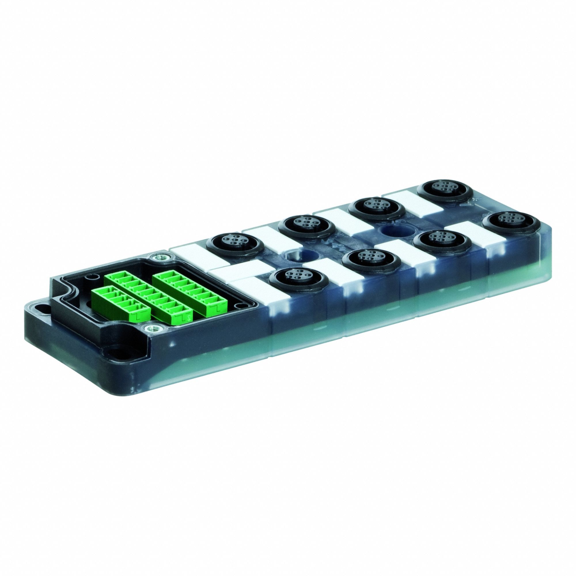 MURRELEKTRONIK M12 distribution block: EXACT12, 8 Ports, 5 Pole M12 Female