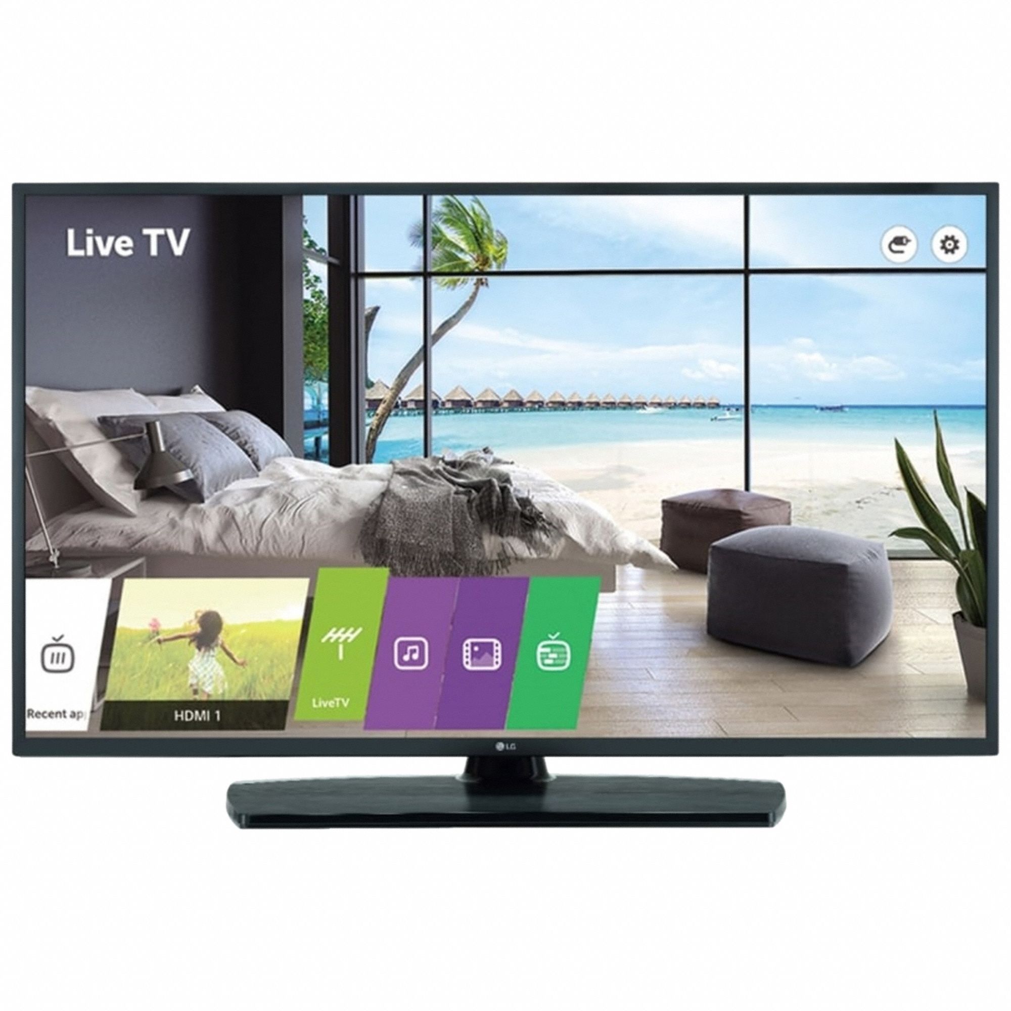 Hospitality/Healthcare UHD TV: 43 in HDTV Screen Size, 2160, 60 Hz Screen Refresh Rate, LED