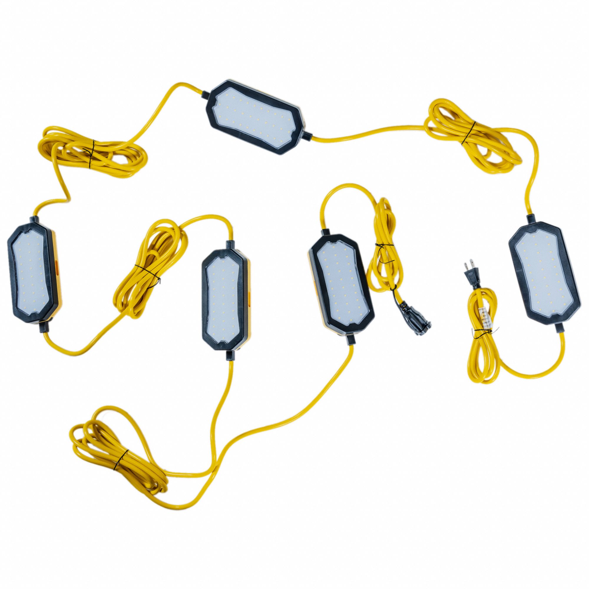 String Light, X Uplight: LED, Corded, String Light, 50 ft Power Cord Lg, 120V AC, Built-In