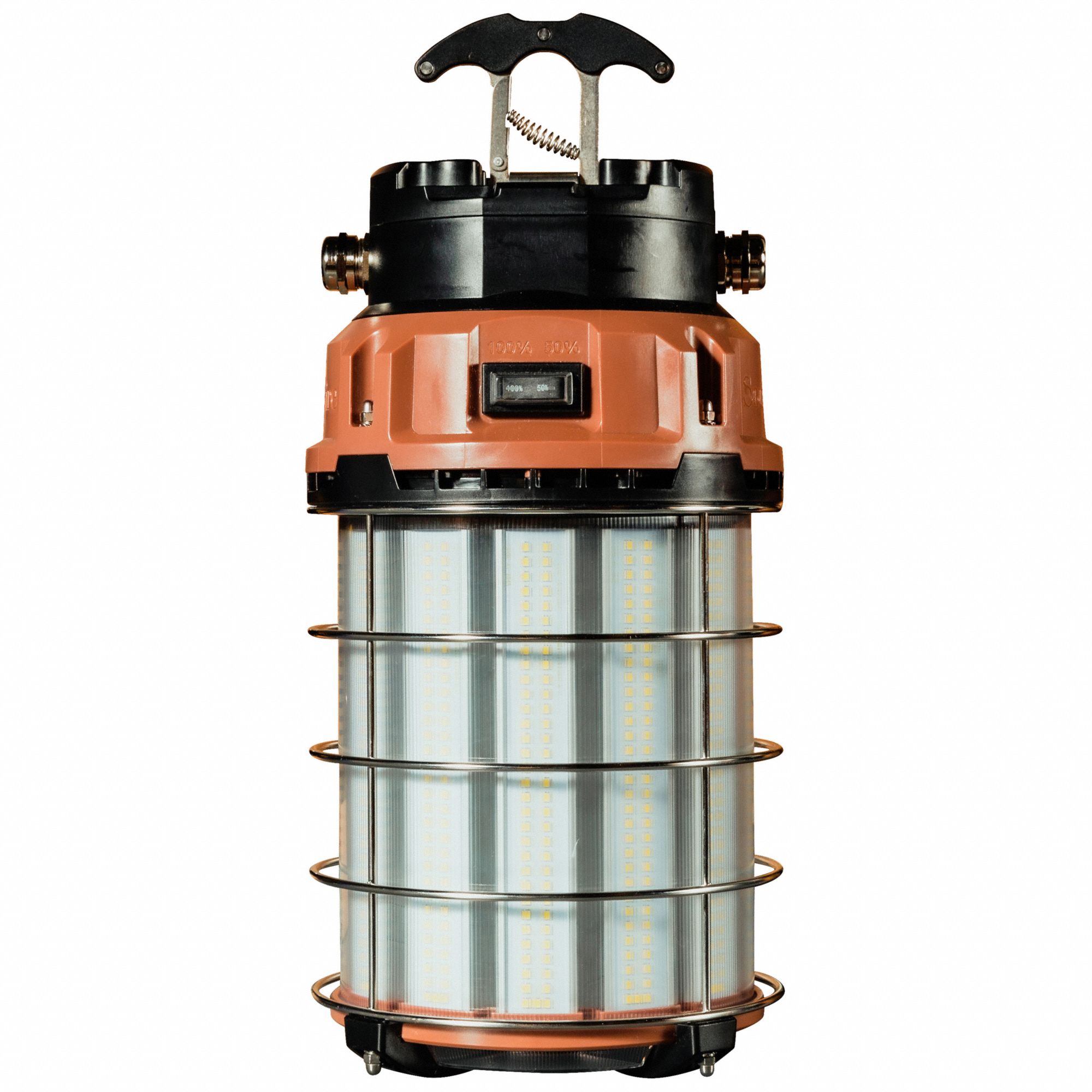 Overhead Lantern: LED, Prefab LED Overhead, 29, 500 lm Max Brightness, 120 to 277V AC, Hook