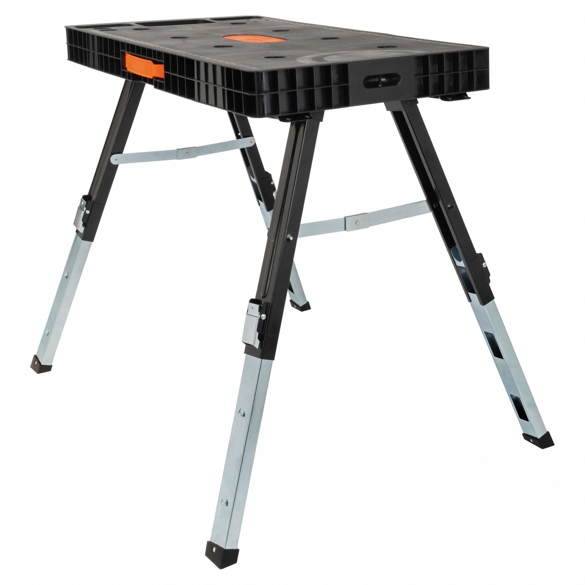 WORKTABLE: Adj Ht, Plastic, 20 in Overall Wd, 330 lb Overall Load Capacity