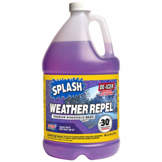 SPLASH, Ready to Use - Premixed, Windshield Washer Fluid, Windshield Washer  - 2EXW5