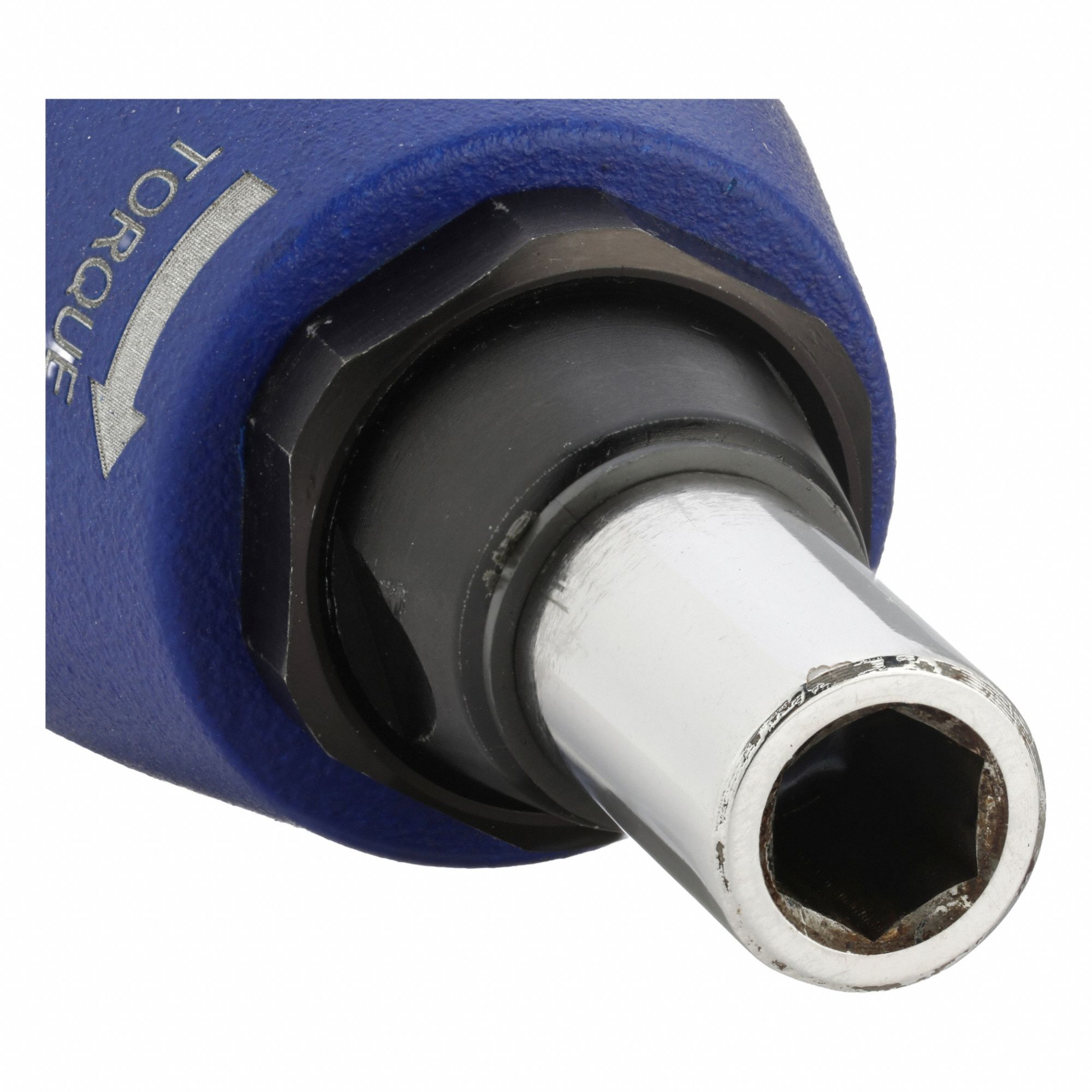 Micro Adjustable Torque Screwdriver: 1/4 in Tip Size, 5 in-lb Min Torque, Adjusting Knob