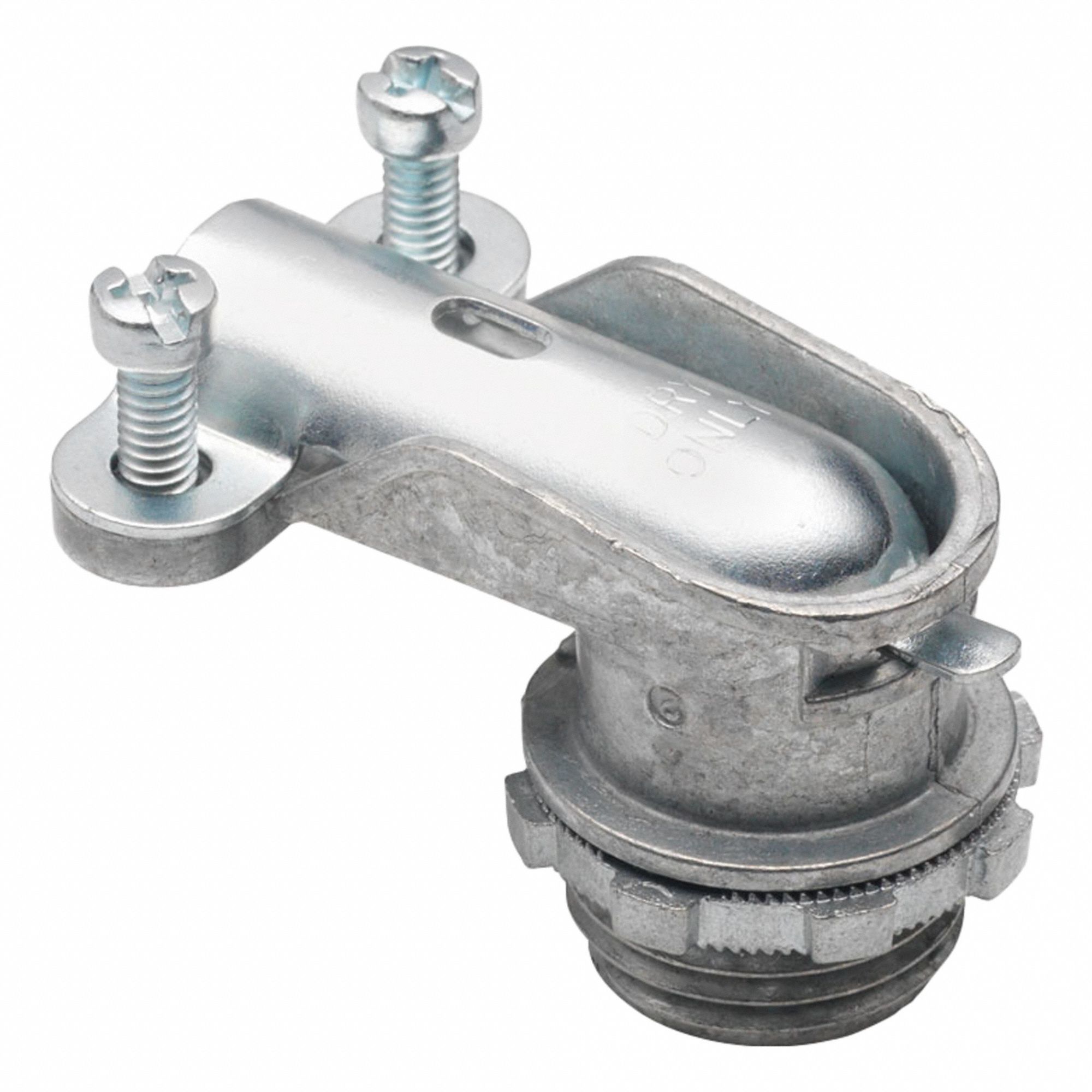 Squeeze Connector, Silver, 90 Degrees