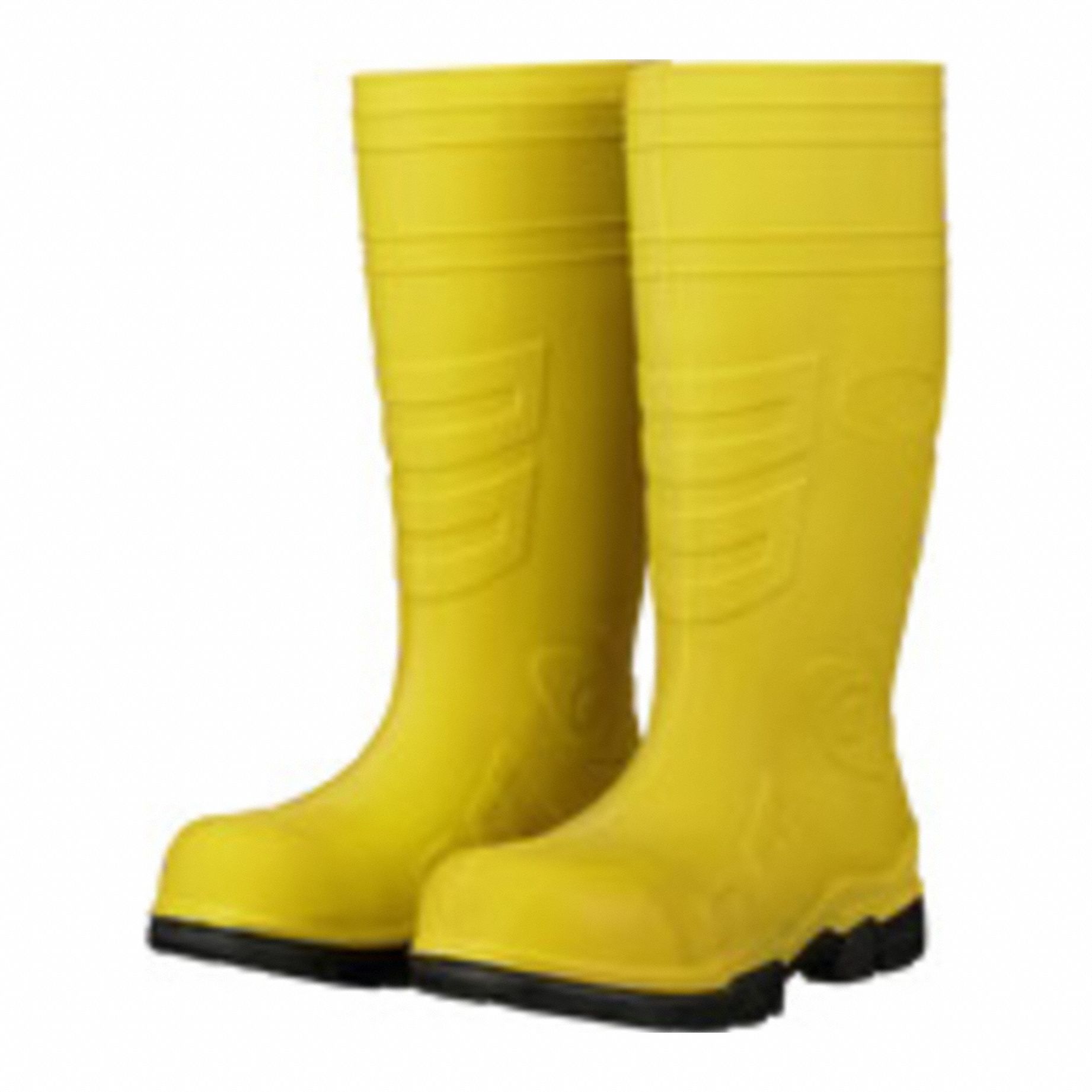 Rubber Boot: 10 Size, Knee Footwear, Composite, Yellow, Polyurethane