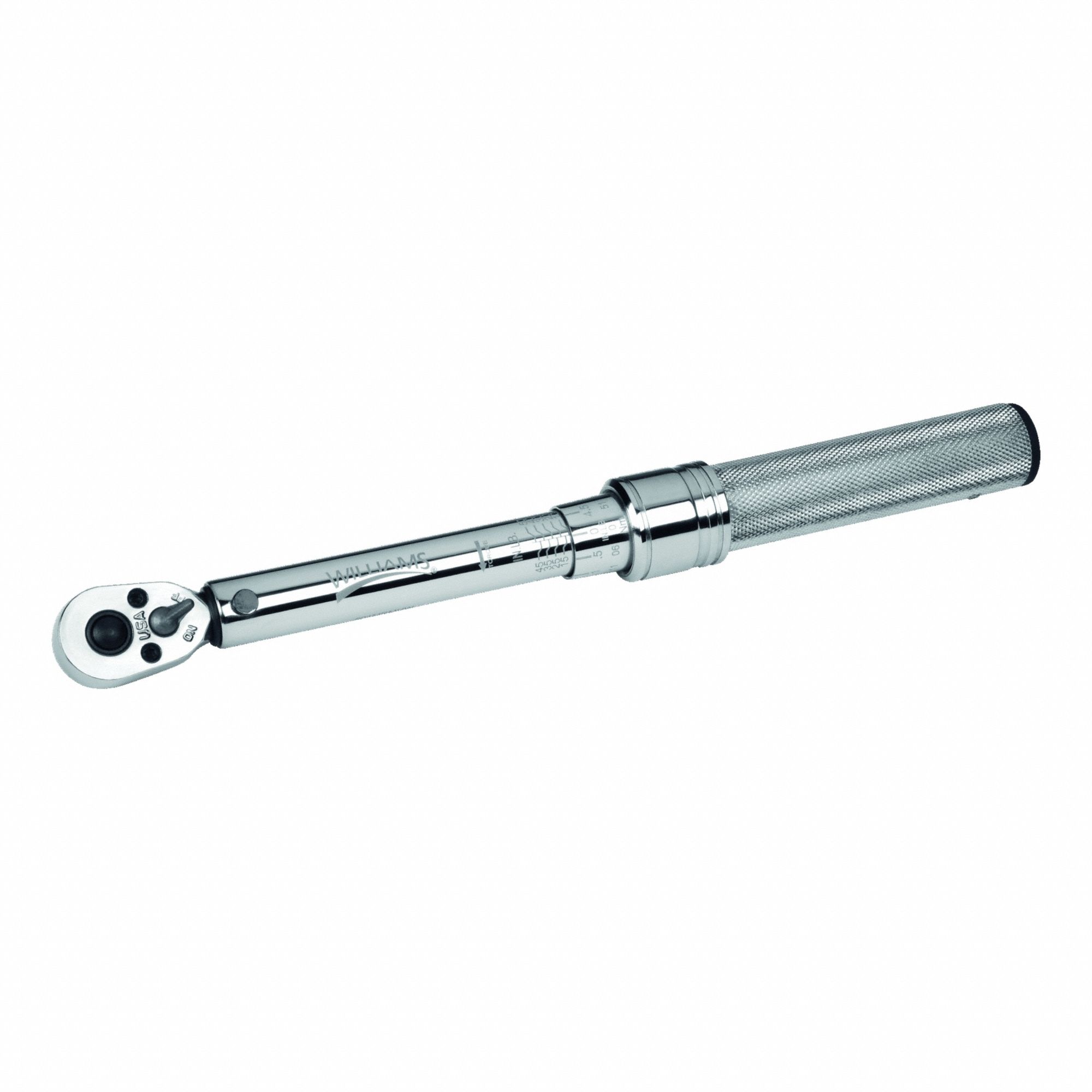 Micrometer Adjustable Torque Wrenches: Foot-Pound/Newton-Meter, 3/8 in Drive Size, Std
