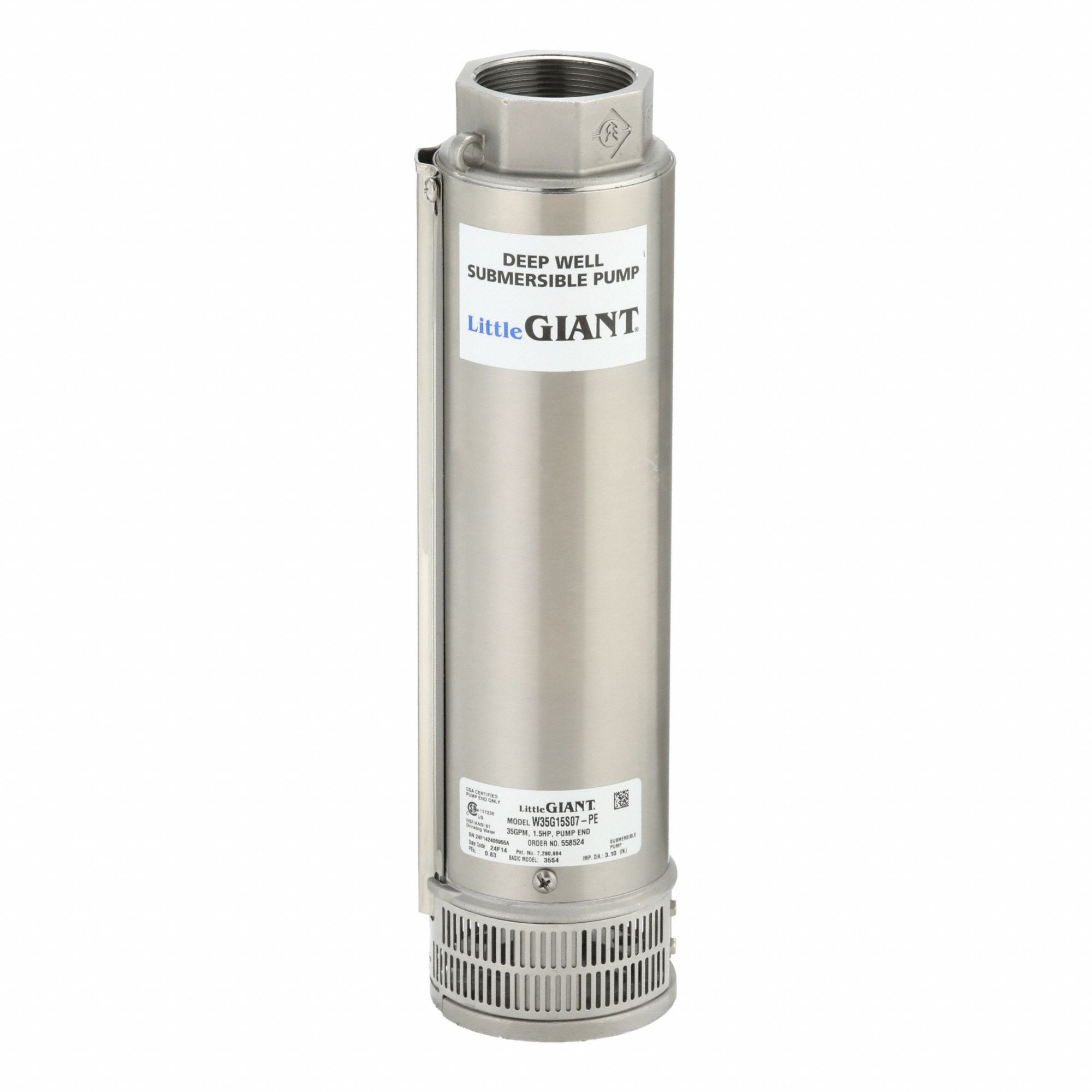 W35G15S07-PE Submersible Deep Well Pump Head