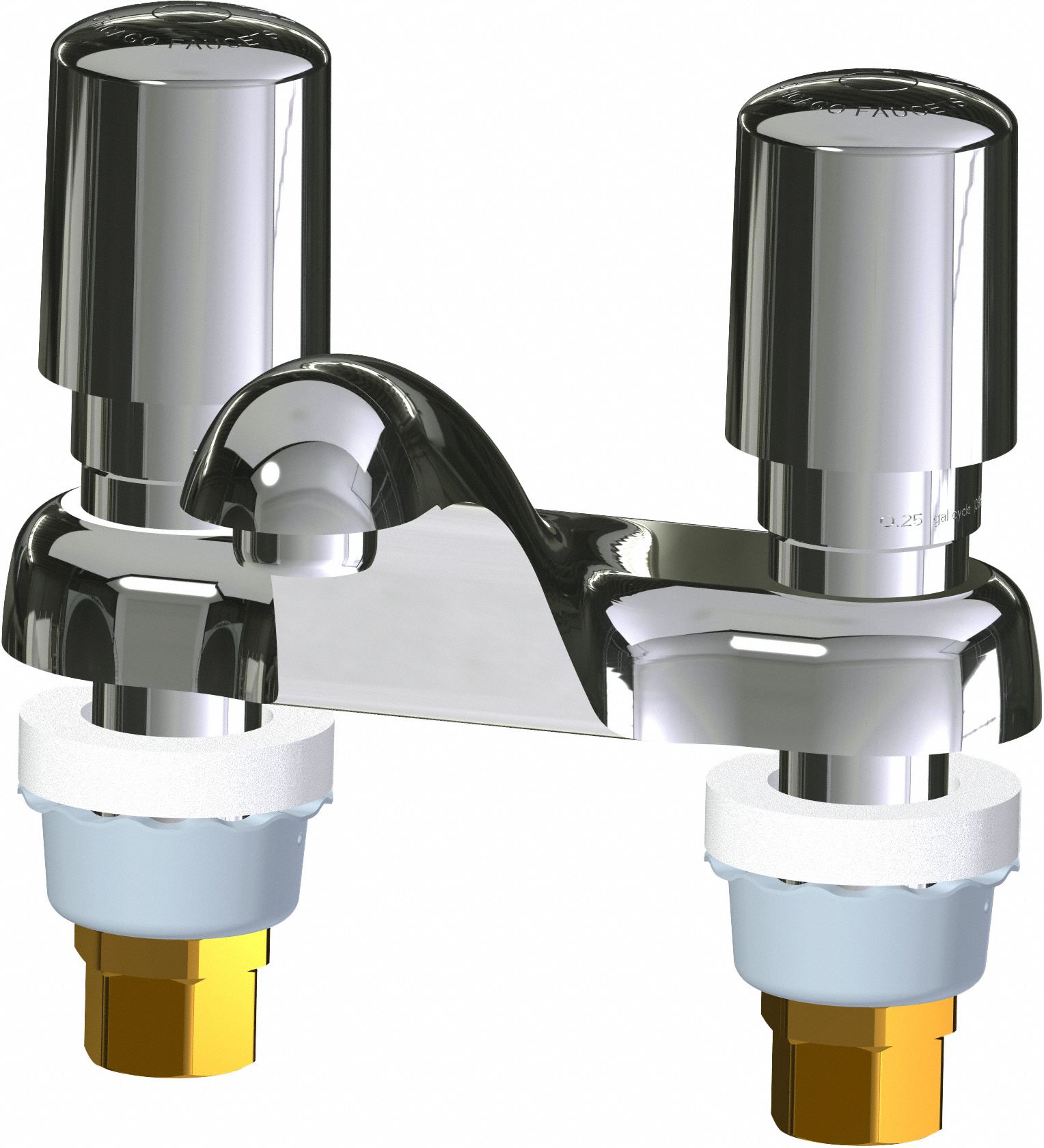 Handle-Operated Faucet Deck Manual Metal