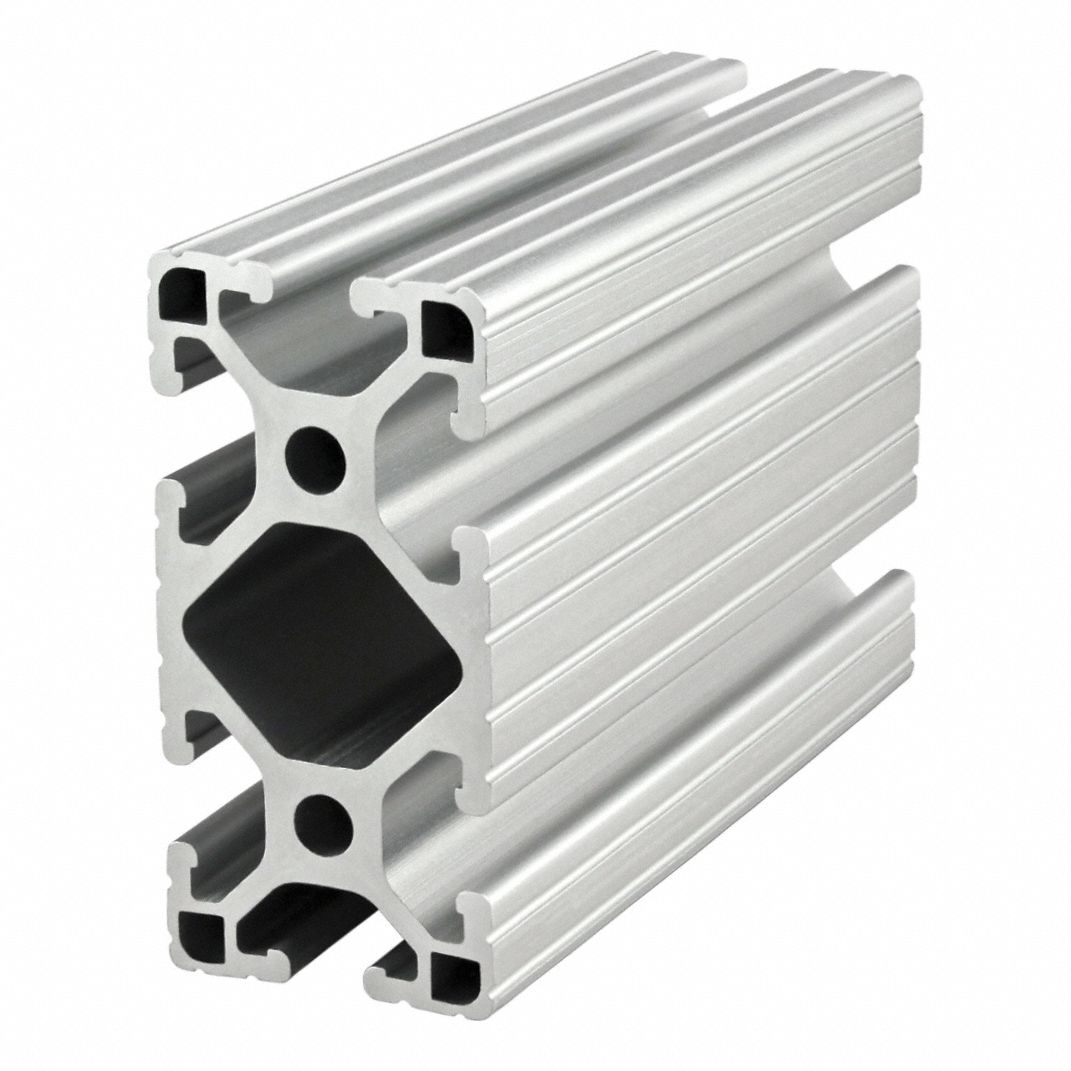 T-Slot Framing System Double 4 ft Clear