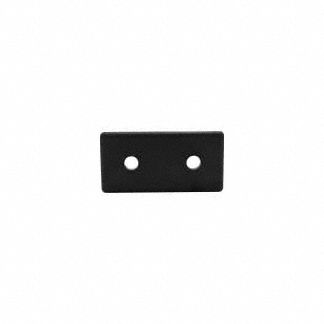 T-Slot Framing System Slot Covers and End Caps: 15 Series, Inch, 3 in x 13/64 in x 1 1/2 in, Black (MPN 2045-PLAIN-1). Key specifications — Finish: Matte; Product Type: End Cap; Material: ABS; Manufacturer Part Number: 2045-PLAIN-1; Brand: 80/20; System of Measurement: Inch.