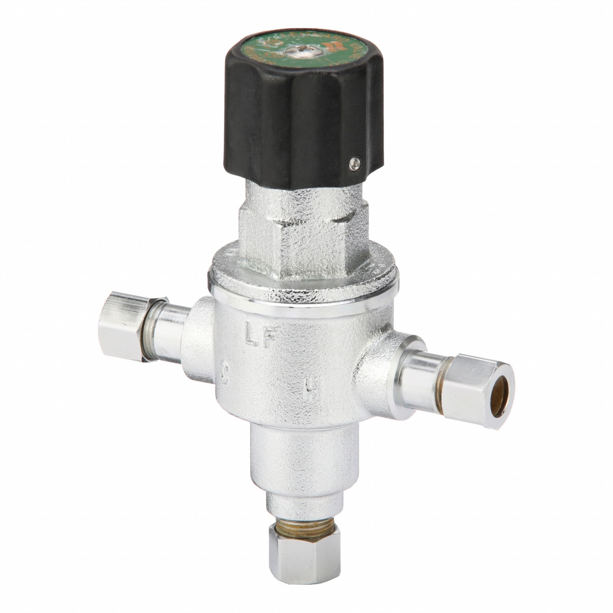 Thermostatic Mixing Valve: 3/8 in Inlet Connection Size, 3/8 in Outlet Connection Size