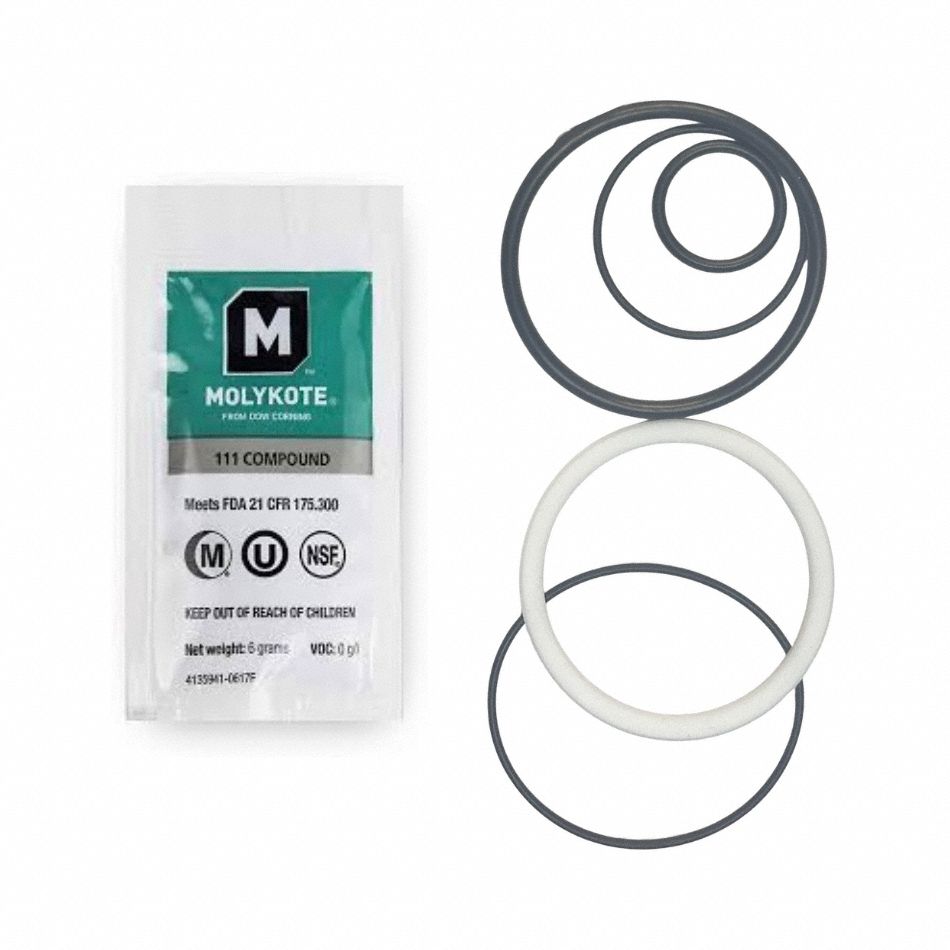 Valve Repair Kit: Compatible with EXL-800-LF Series, Rubber, 65°F to 100°F