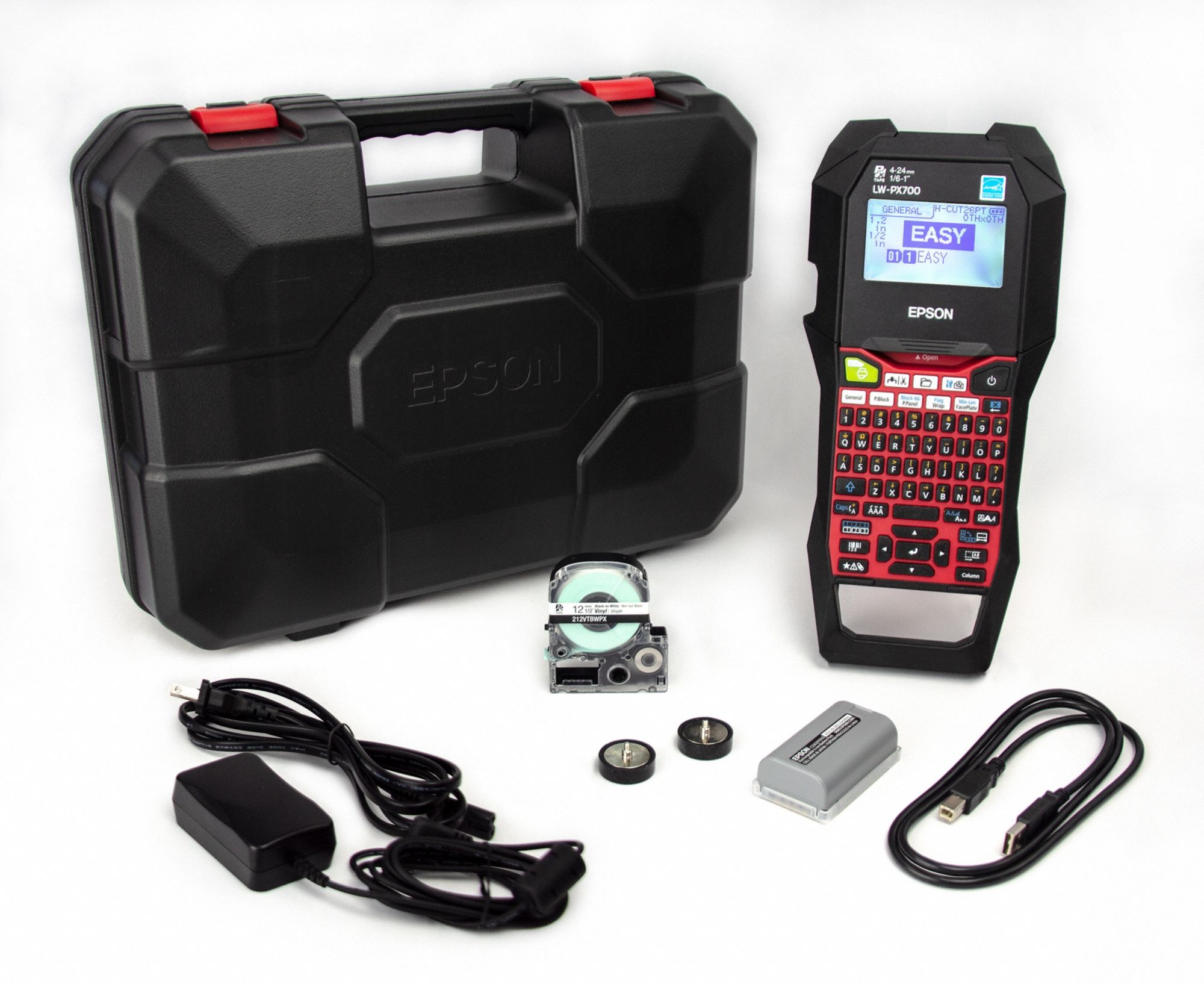 Handheld Printer: Printer and Label, No Wireless Connectivity, 1", 180 dpi Printhead Resolution