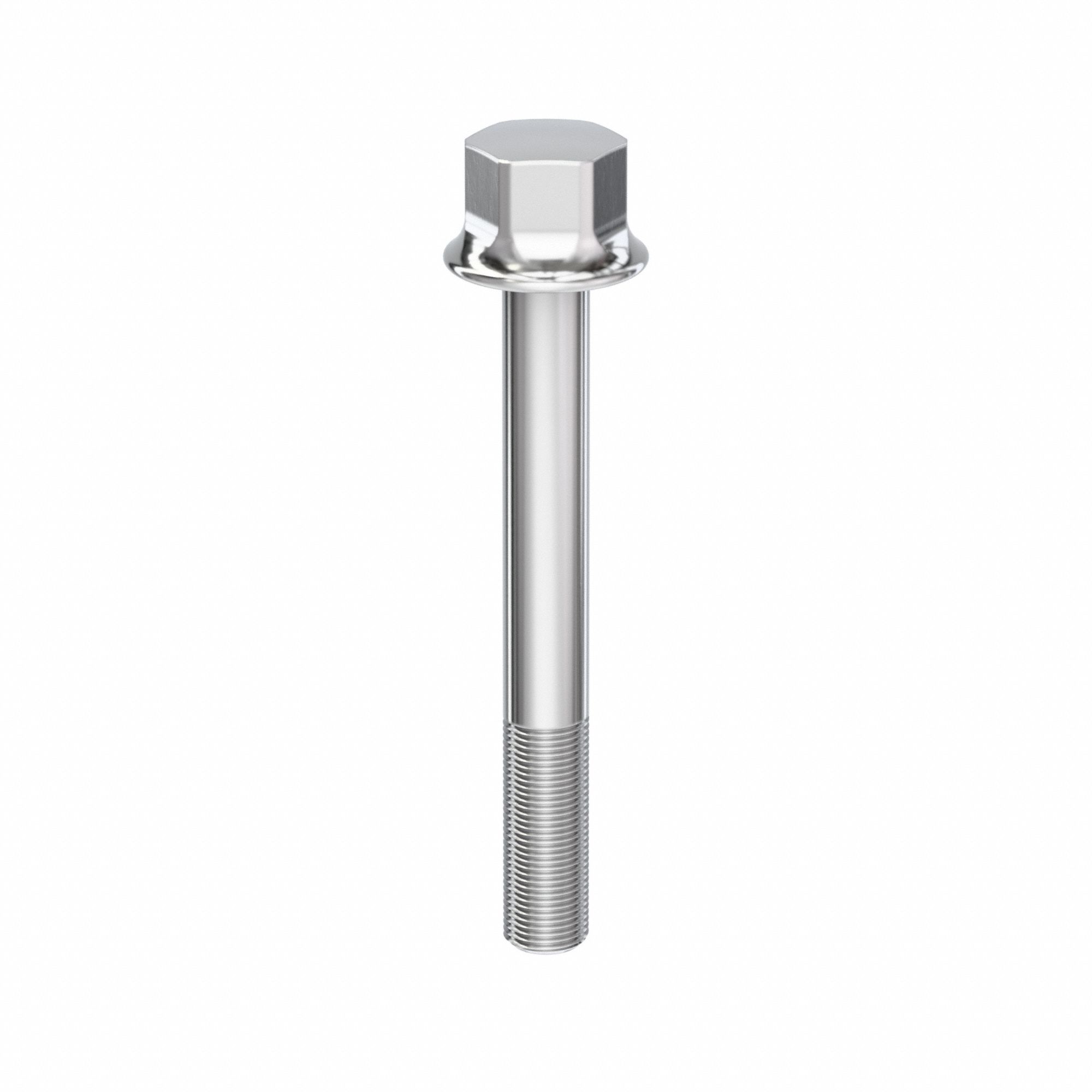 Hygienic USIT Hex Head Screw: Stainless Steel, Partially Threaded, M6, 18 mm Min Thread Lg, 50 mm Lg