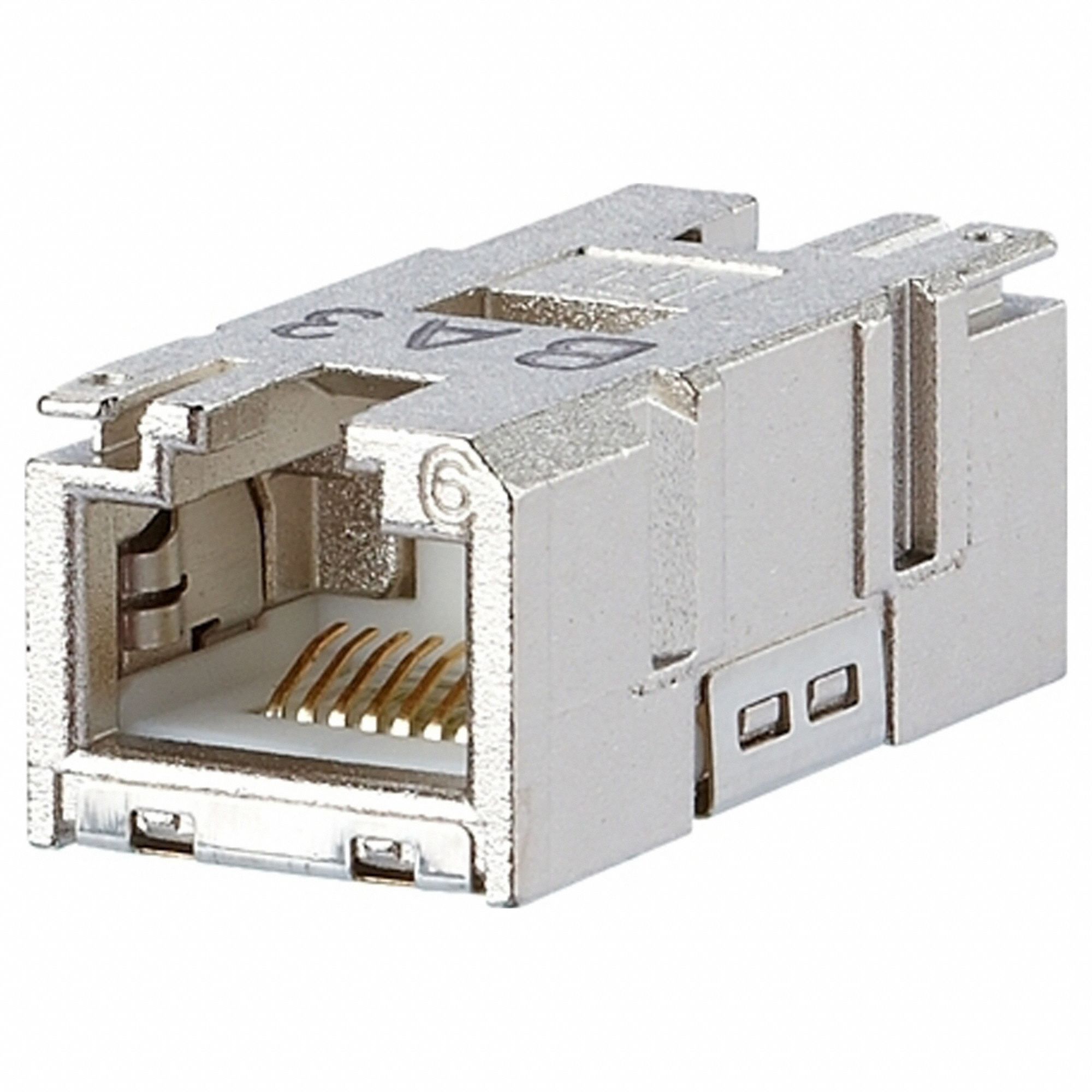 Couple Insert: Cat6, Data/HDBaseT/Power, 8 Poles, Straight, Cable, Female Straight