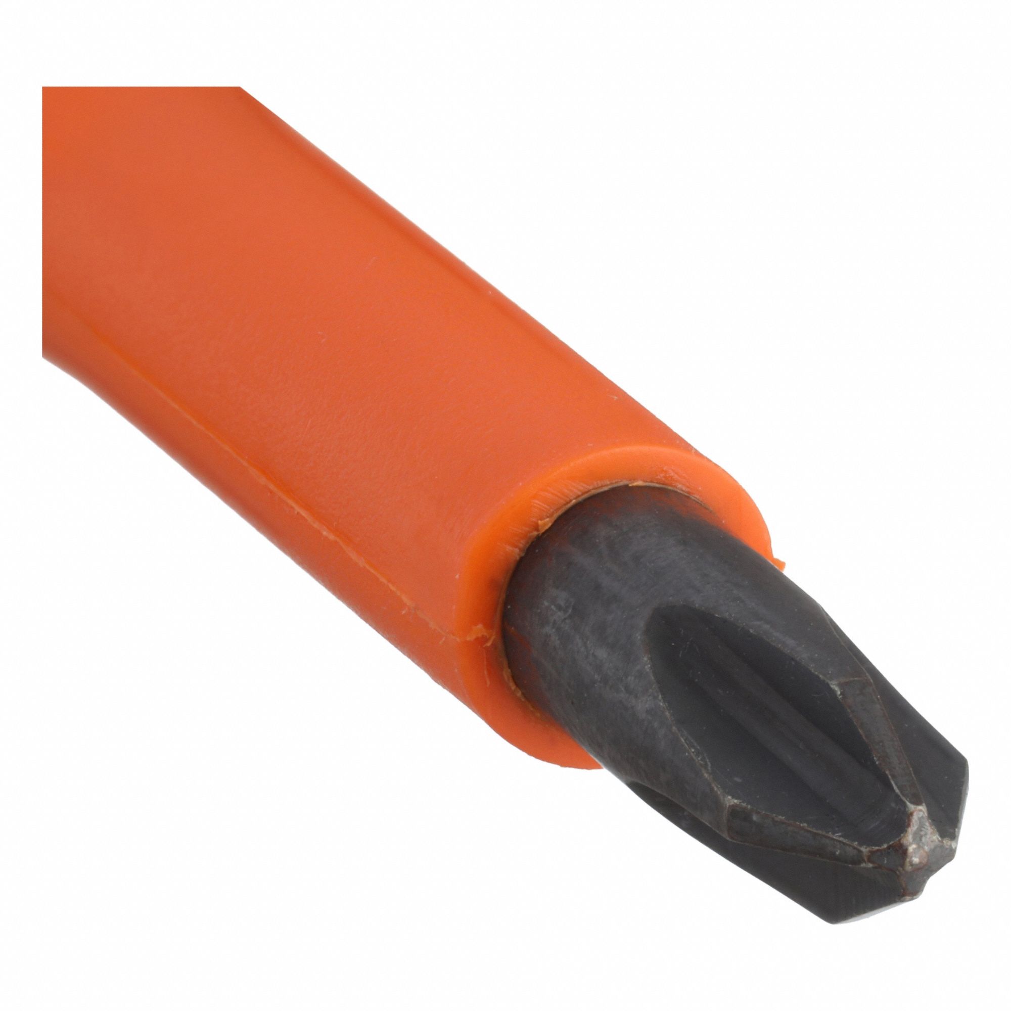 Insulated Screwdriver, 2 PH: Long Lg, Not ESD Safe, Tether Ready, Insulated, Steel
