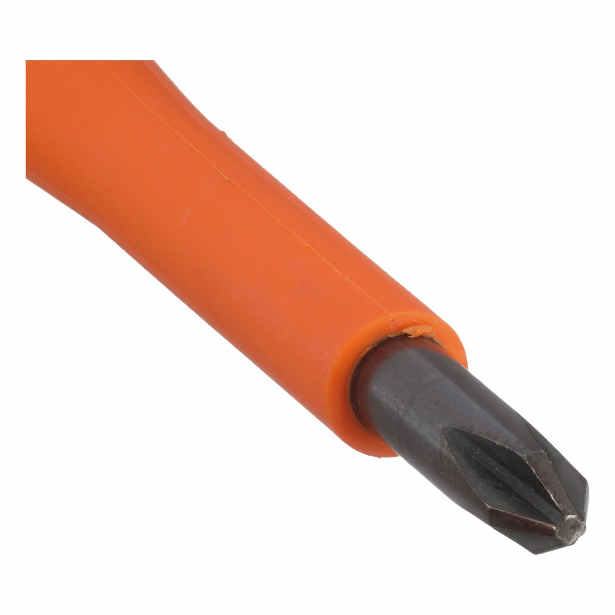 Insulated Screwdriver, 1 PH: Long Lg, Not ESD Safe, Tether Ready, Insulated, Steel