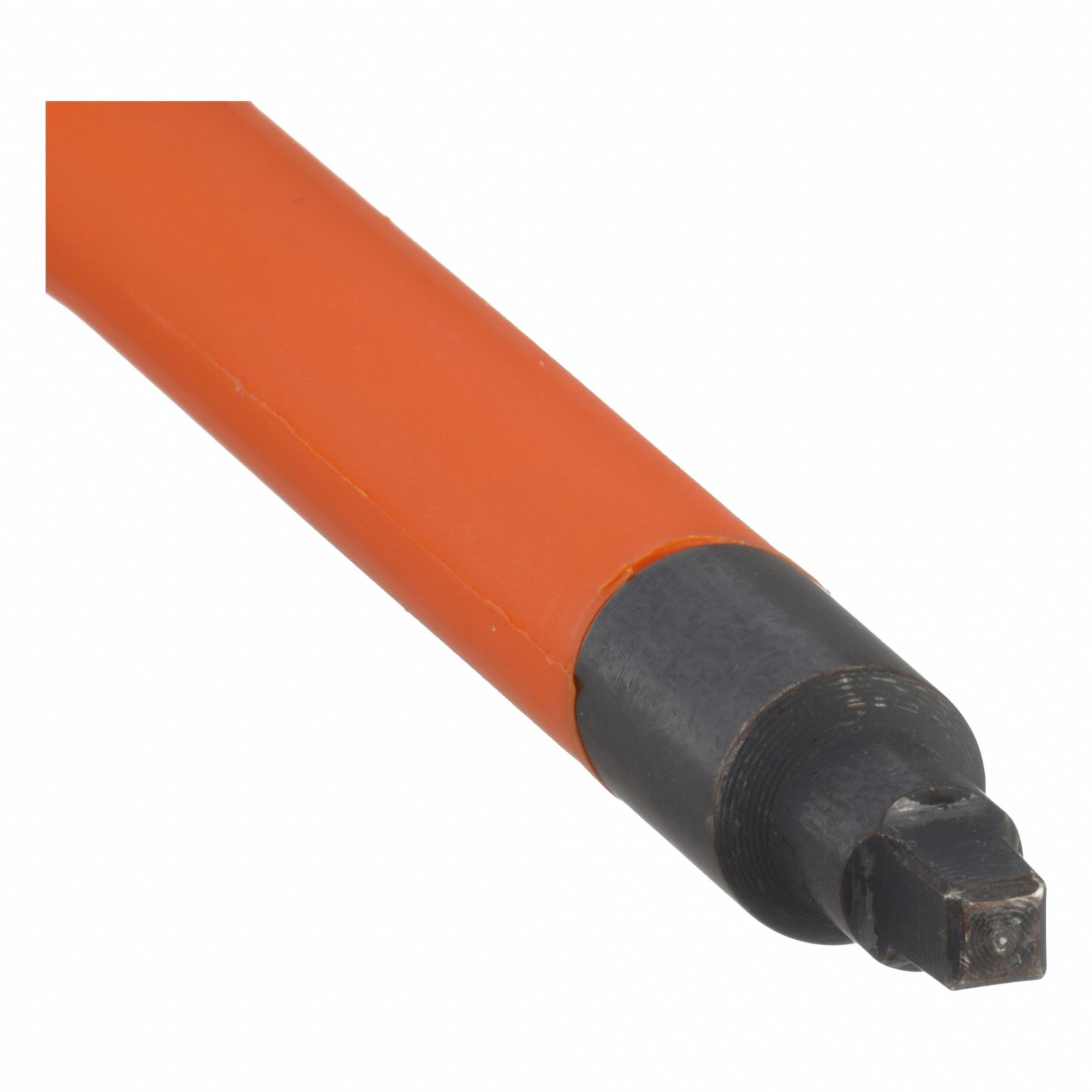 Insulated Square Screwdriver: Long Lg, #1 Tip Size, 8 1/4 in Overall Lg, 4 in Shank Lg