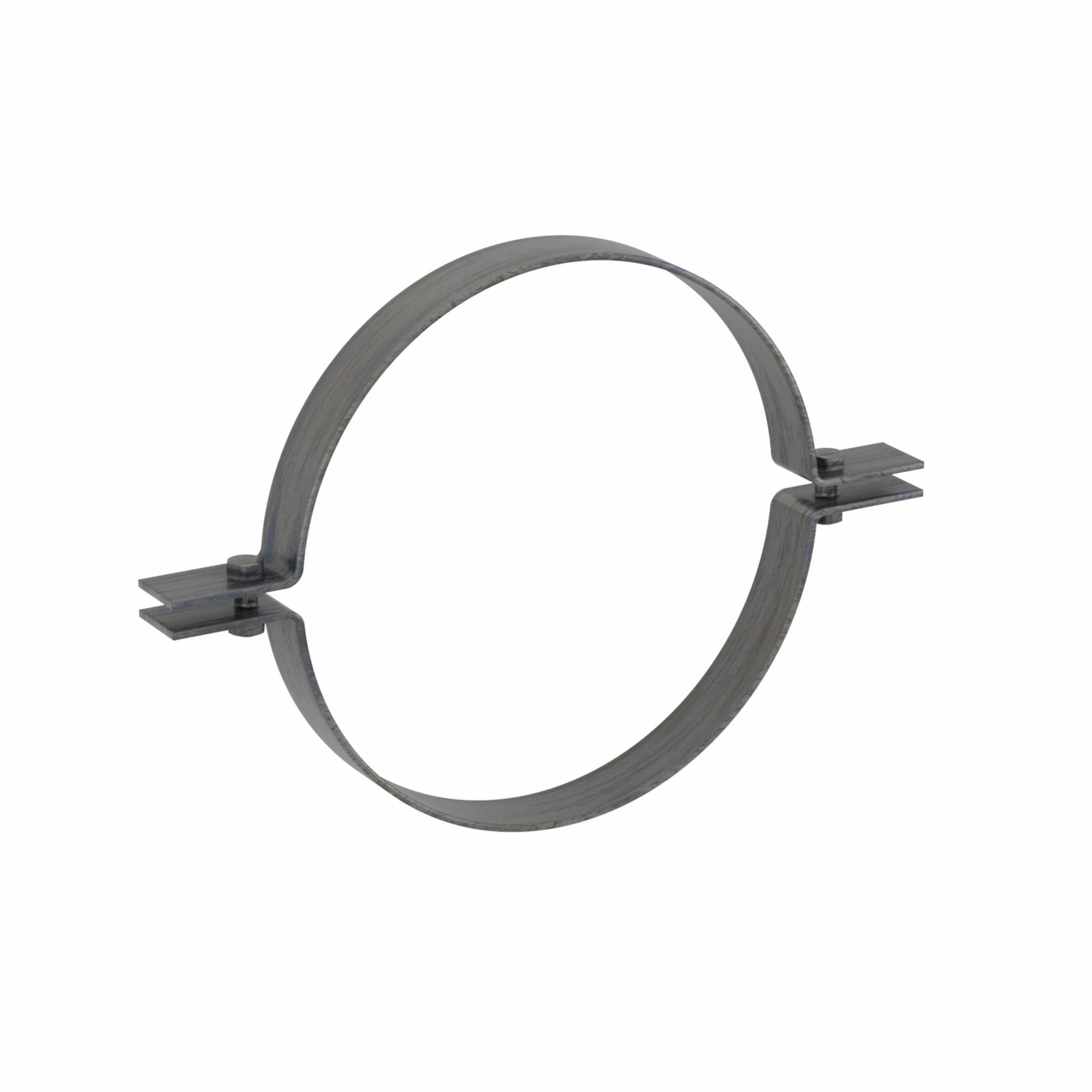 Clamp: Hot Dipped Galvanized Steel, For 18 in Pipe, 2, 900 lb Load Capacity, 28 in Overall Lg