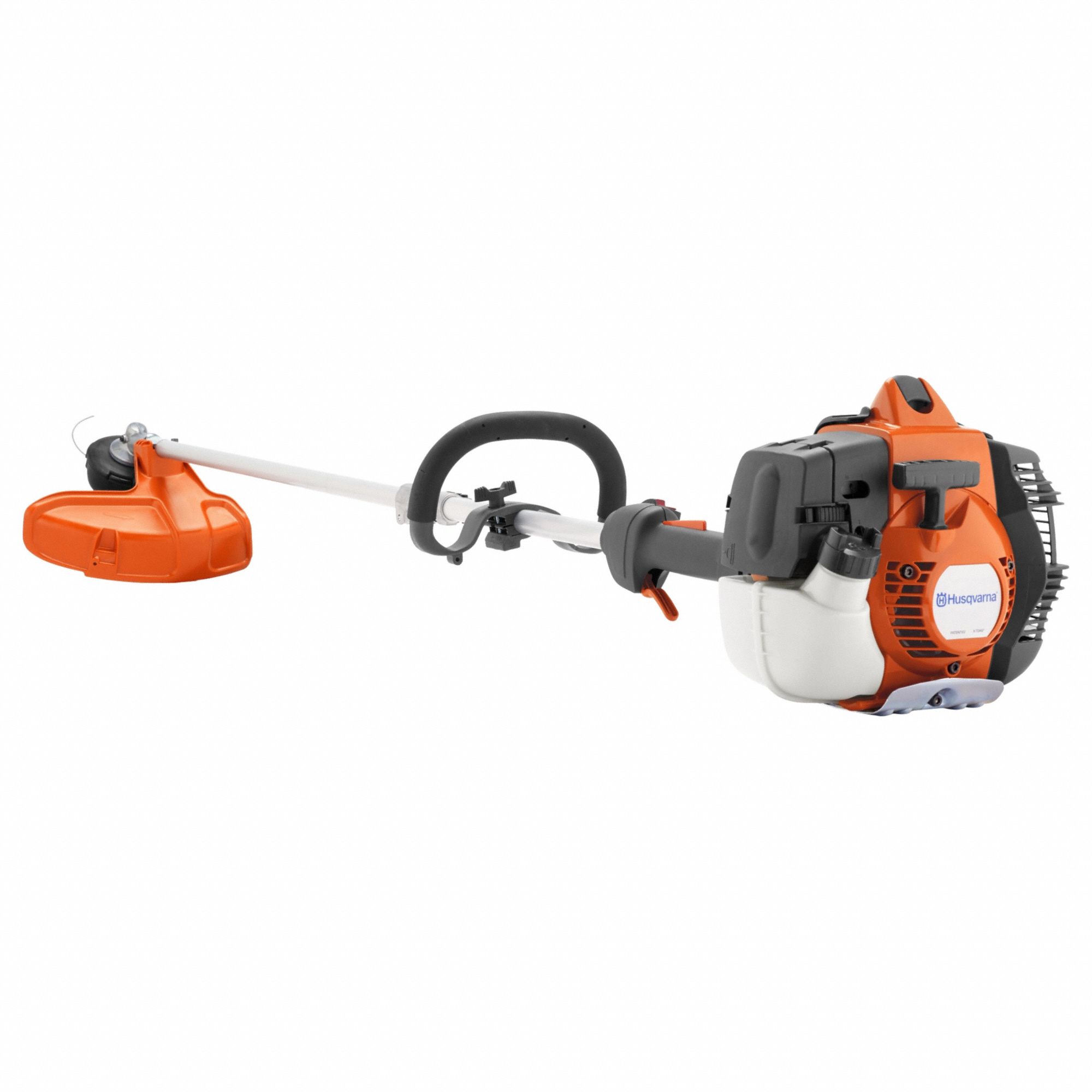 Gas-Powered String Trimmer: 17.7 in Cutting Wd, Straight Shaft, 58.39 in Shaft Lg, Combi