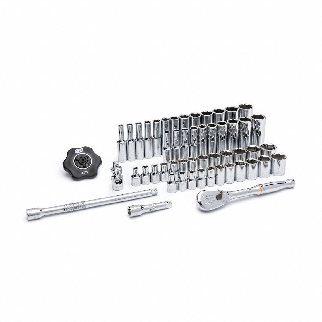 Socket Set51 Pc. 1/4in Drive 6 Pt.