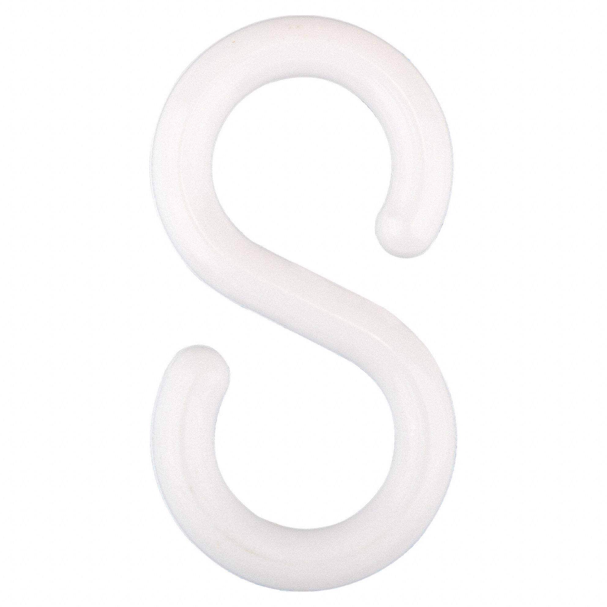 S-HOOKS 2 INCH WHITE 10 PACK