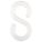 S-HOOKS 2 INCH WHITE 10 PACK