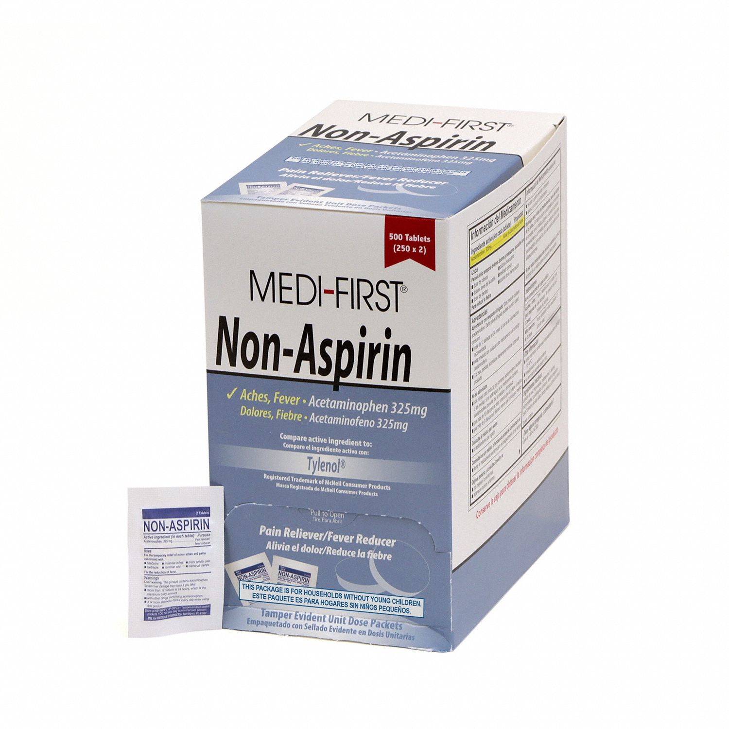 Acetaminophen Pain/Fever 325mg PK500