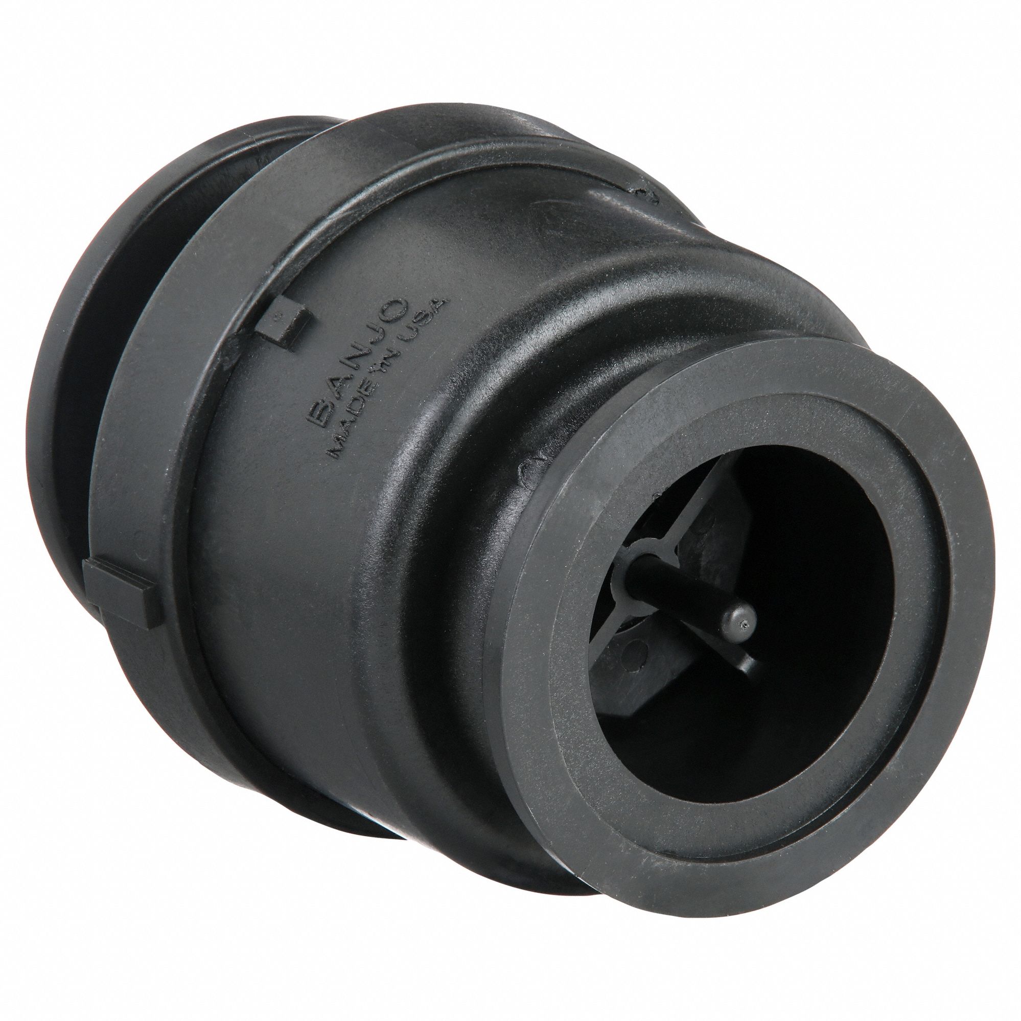 Check Valve: Poppet, Inline Valve Body, 2 in Pipe Size, Flange x Flange, For Water Media, Std