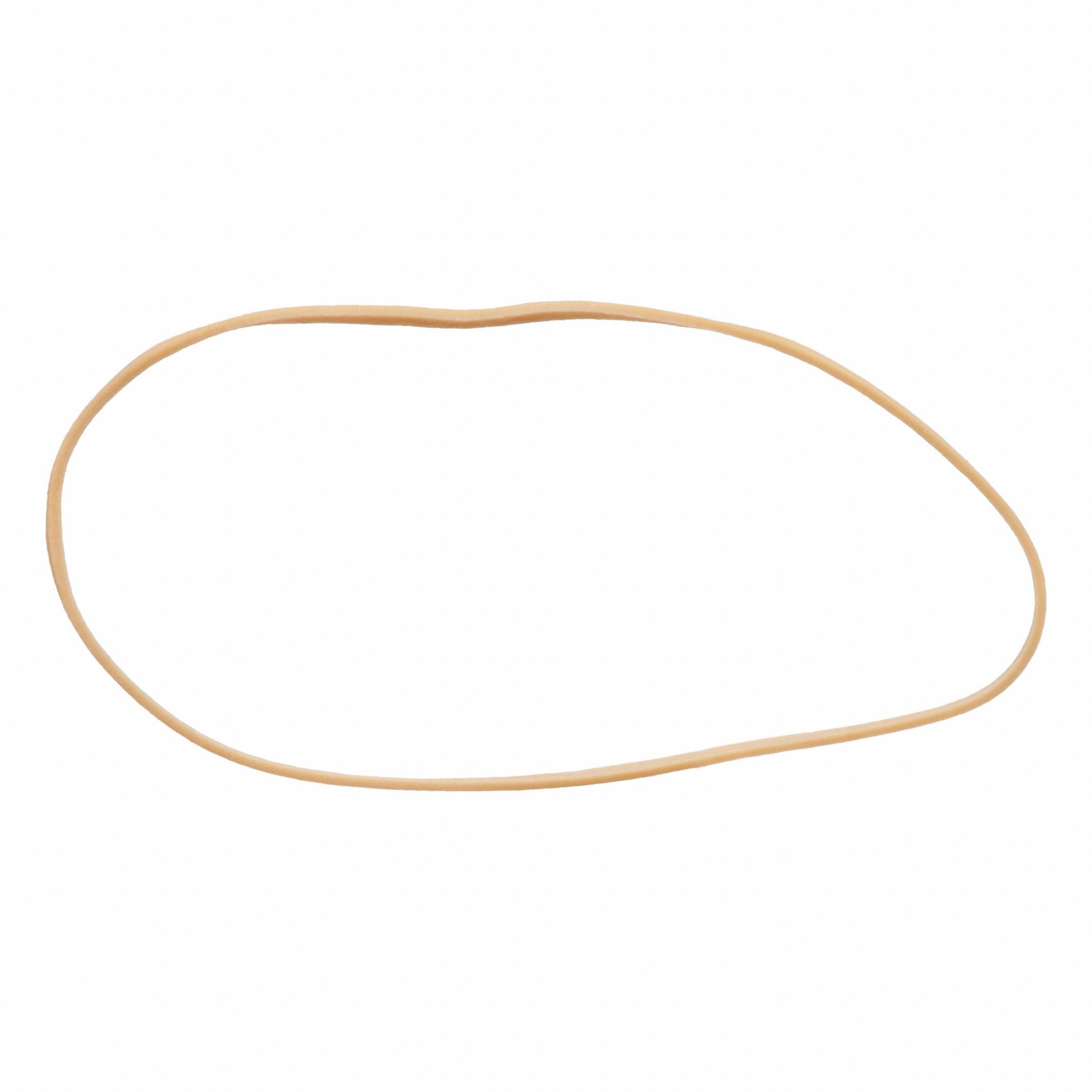 Rubber Band: Rubber, 19 Classification Size, 9 1/4 in Lg, 13 7/16 in Wd, Beige, 1, 700 PK